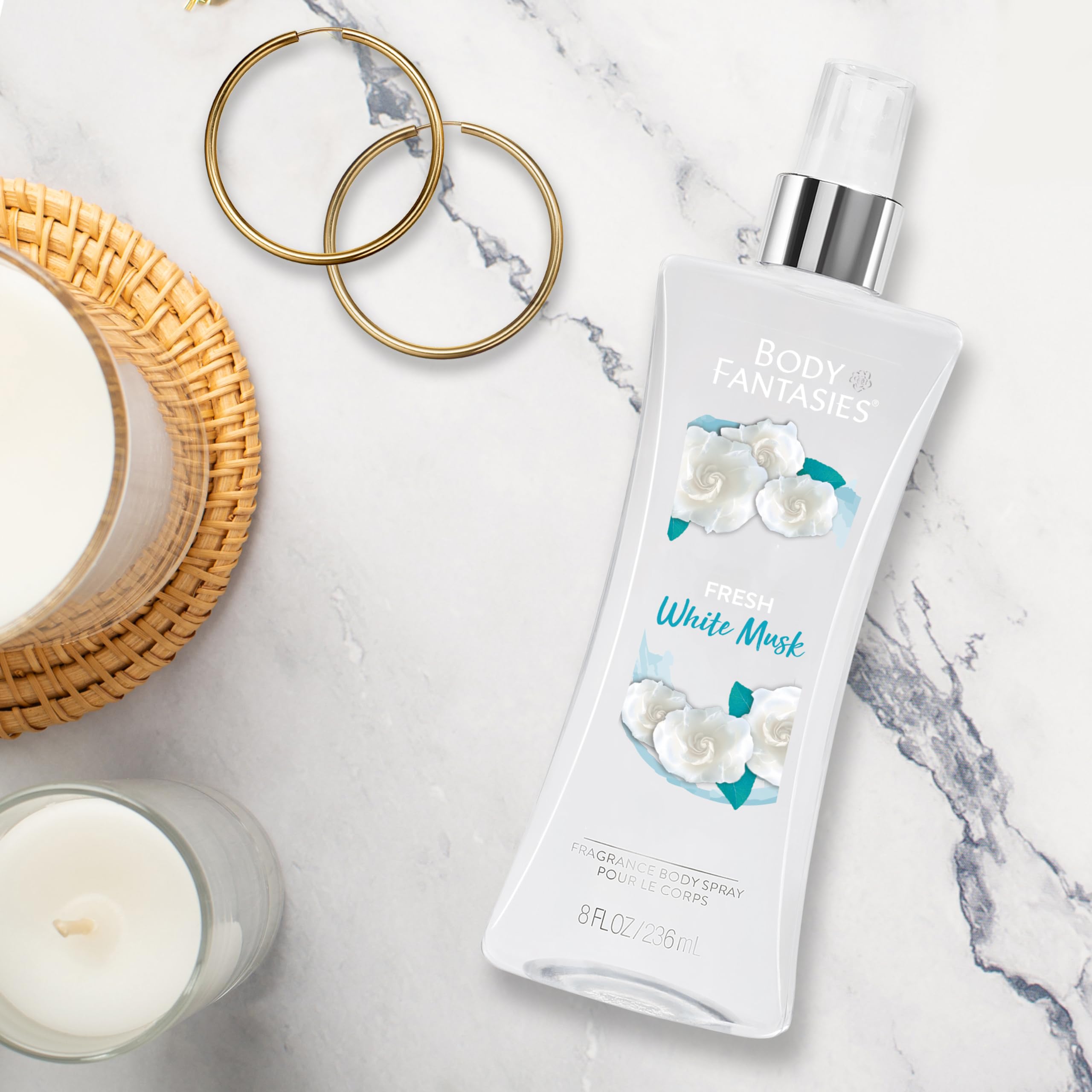 Foto 6 pulgar | Perfume Corporal Body Fantasies Fresh White Musk 236 Ml - Venta Internacional.