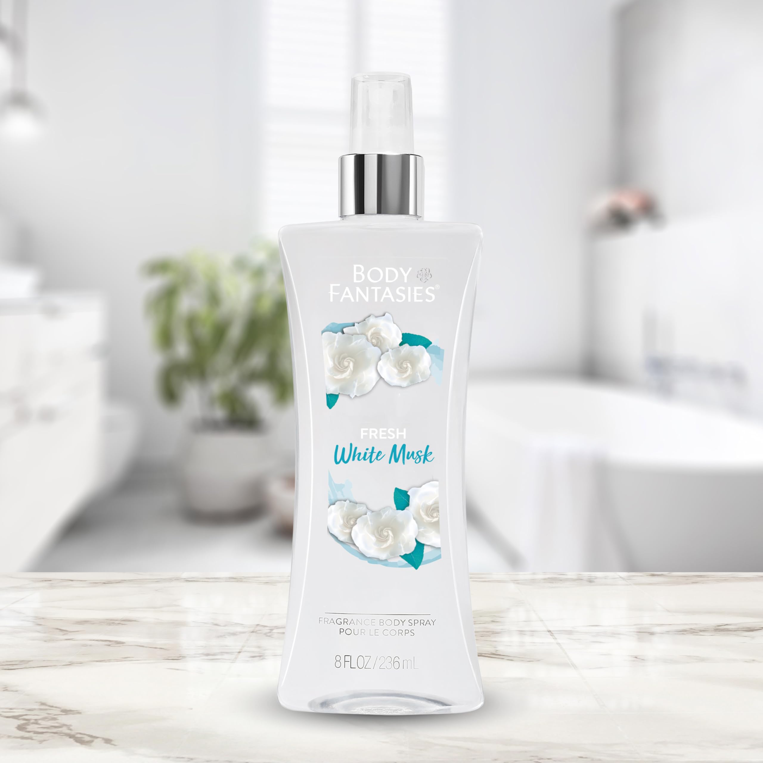 Foto 6 | Perfume Corporal Body Fantasies Fresh White Musk 236 Ml - Venta Internacional.