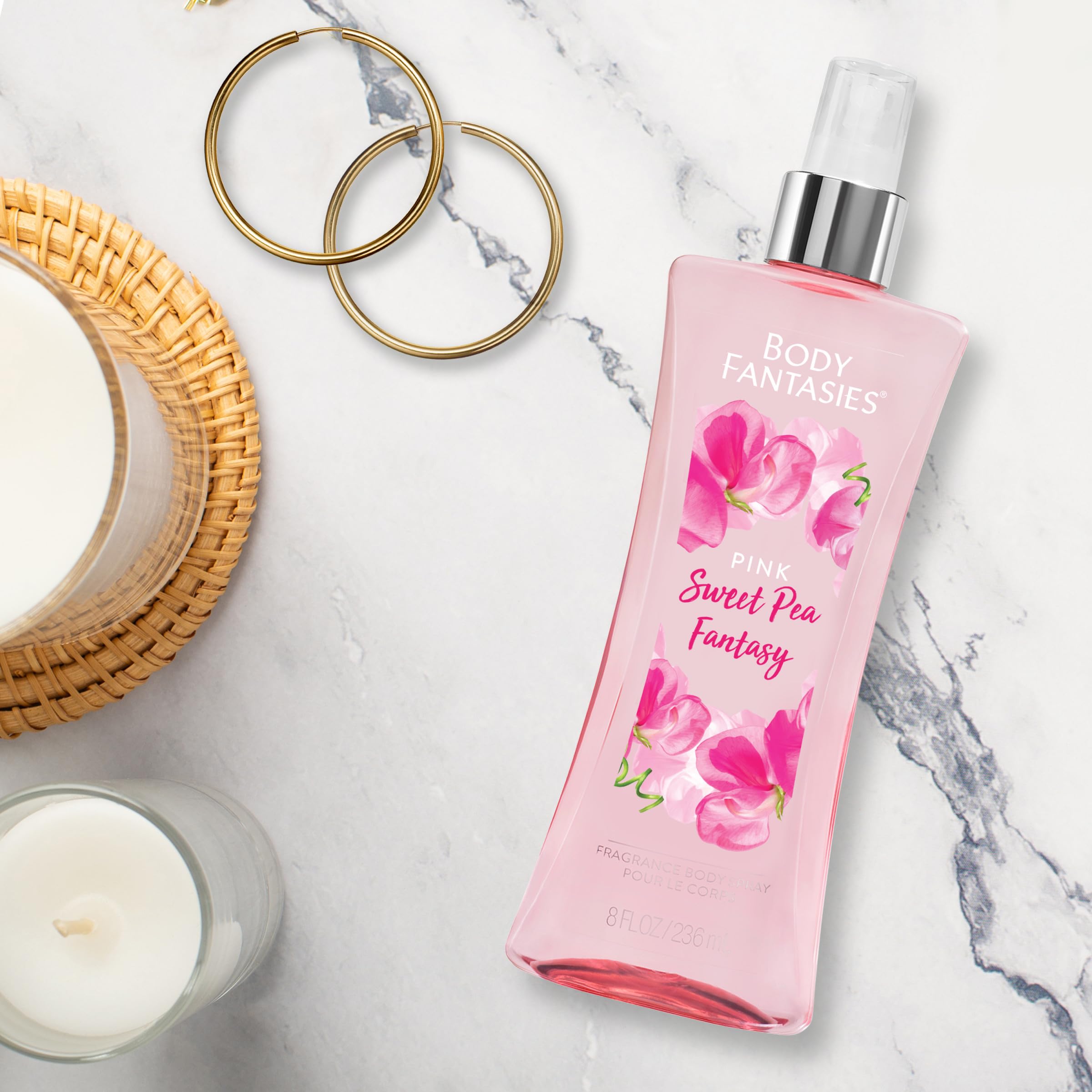 Foto 6 pulgar | Perfume Corporal Body Fantasies Pink Sweet Pea Fantasy 240 - Venta Internacional.