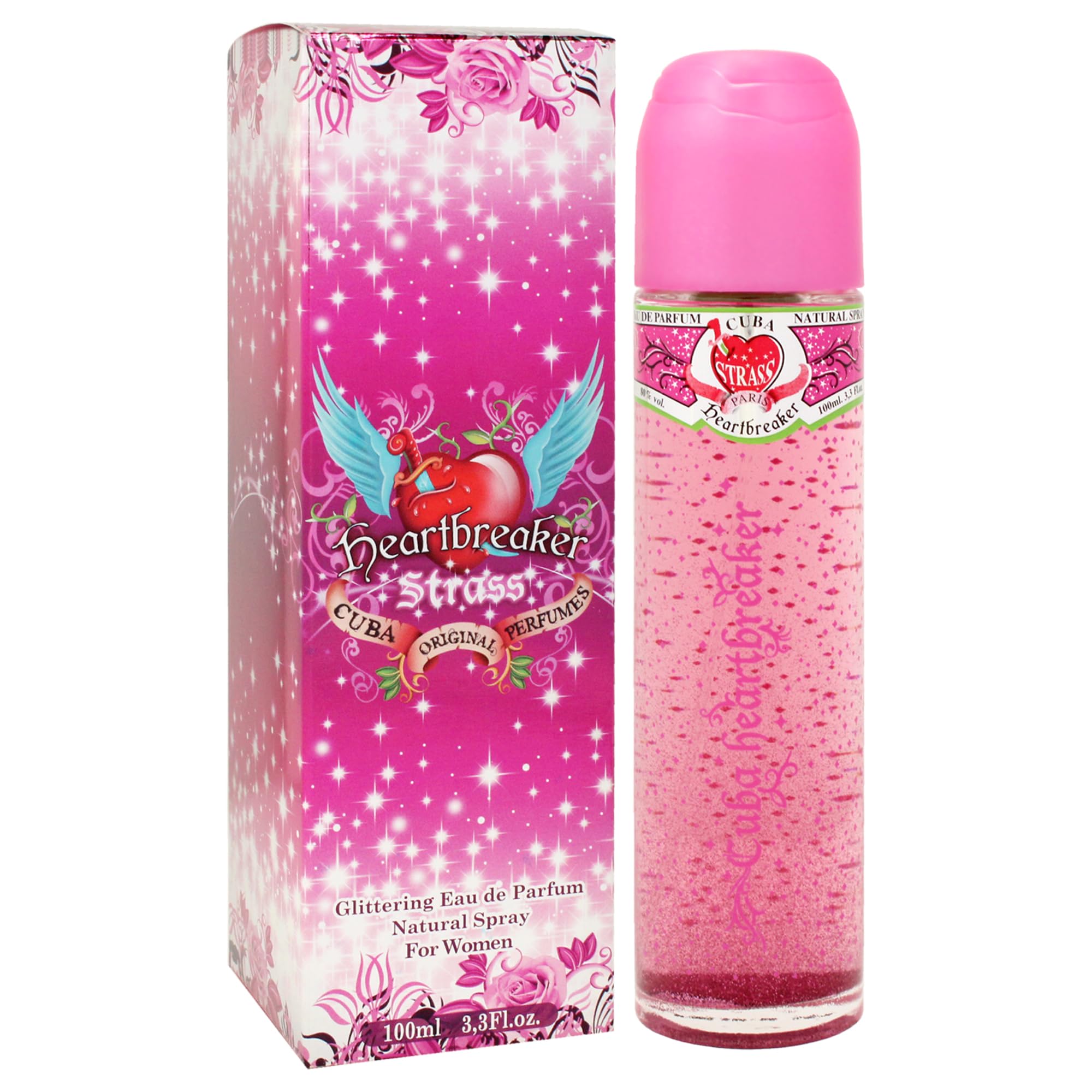 Foto 4 pulgar | Perfume Cuba Cuba Strass Heart Breaker Eau De Parfume, 100 Ml - Venta Internacional.
