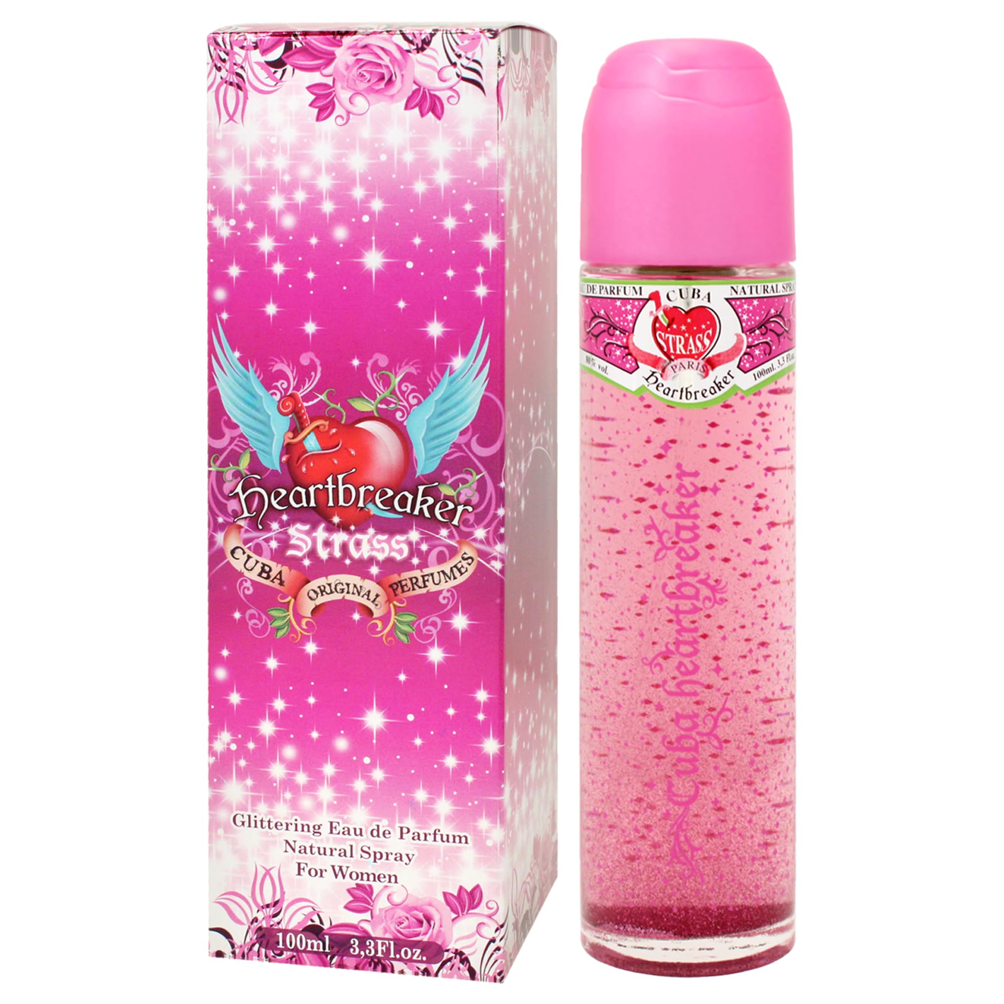 Foto 5 pulgar | Perfume Cuba Cuba Strass Heart Breaker Eau De Parfume, 100 Ml - Venta Internacional.