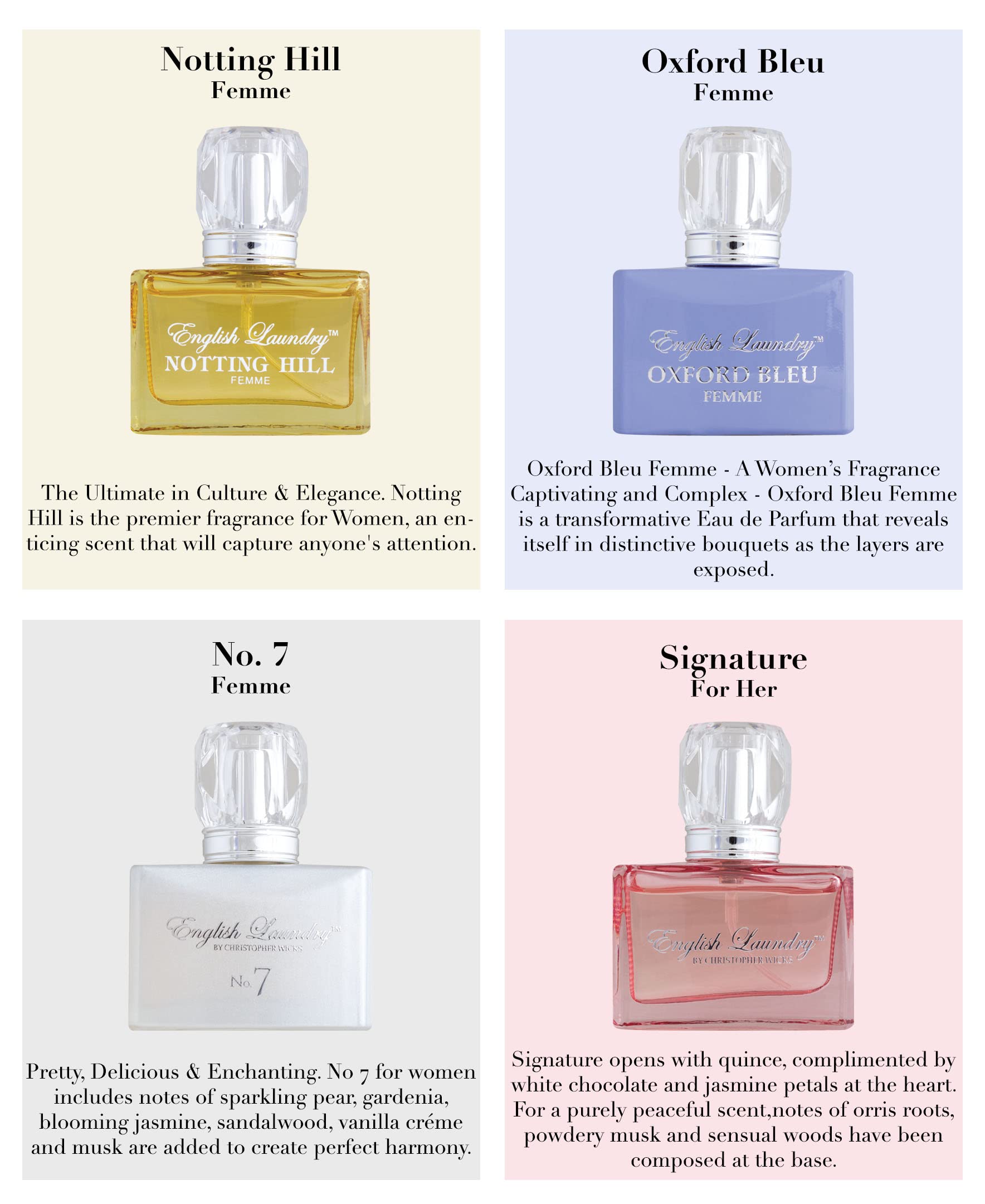 Foto 4 pulgar | Cofre Perfume English Laundry De 4 Piezas Para Mujer - Venta Internacional.