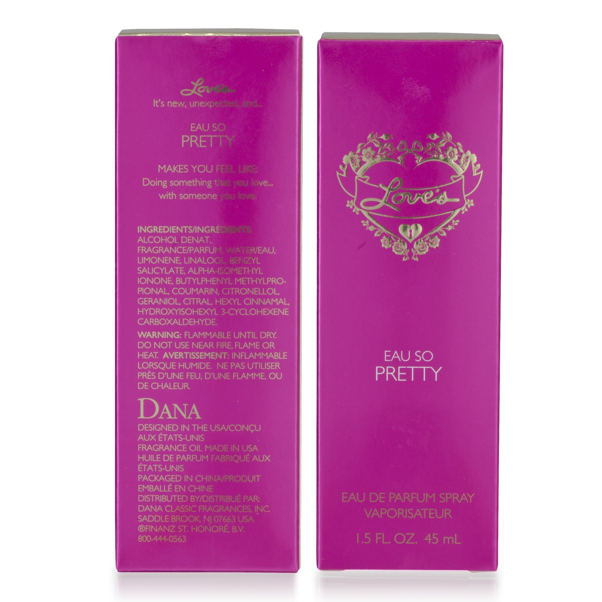 Foto 5 pulgar | Perfume Dana Love's Eau So Pretty Eau De Parfum Para Mujer, 45 Ml - Venta Internacional.