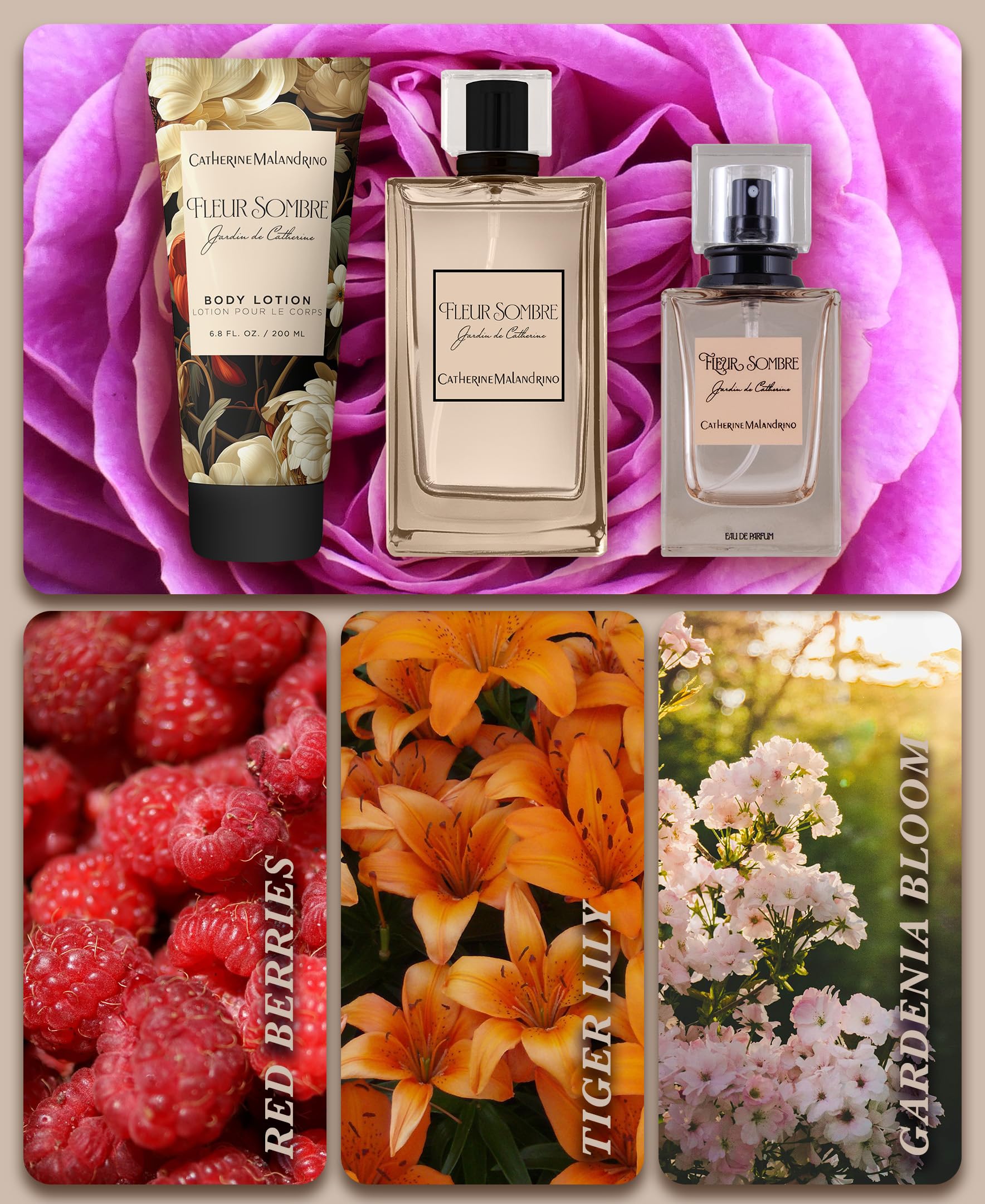 Foto 7 pulgar | Perfume Catherine Malandrino Fleur Sombre Eau De Parfum 100 Ml - Venta Internacional.