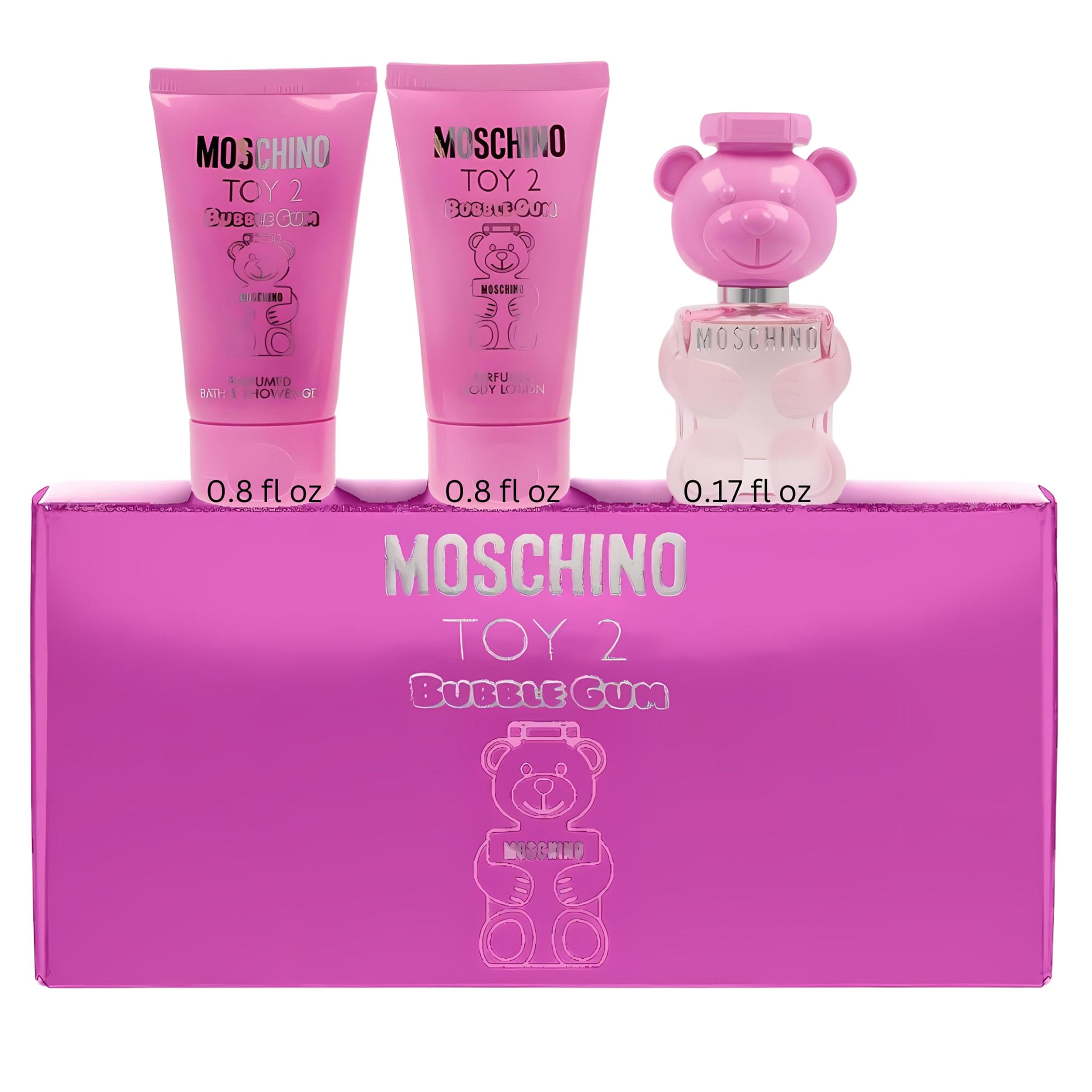 Foto 2 pulgar | Set De Perfume Moschino Toy 2 Bubble Gum Para Mujer (5 Ml Edt + 2) - Venta Internacional.