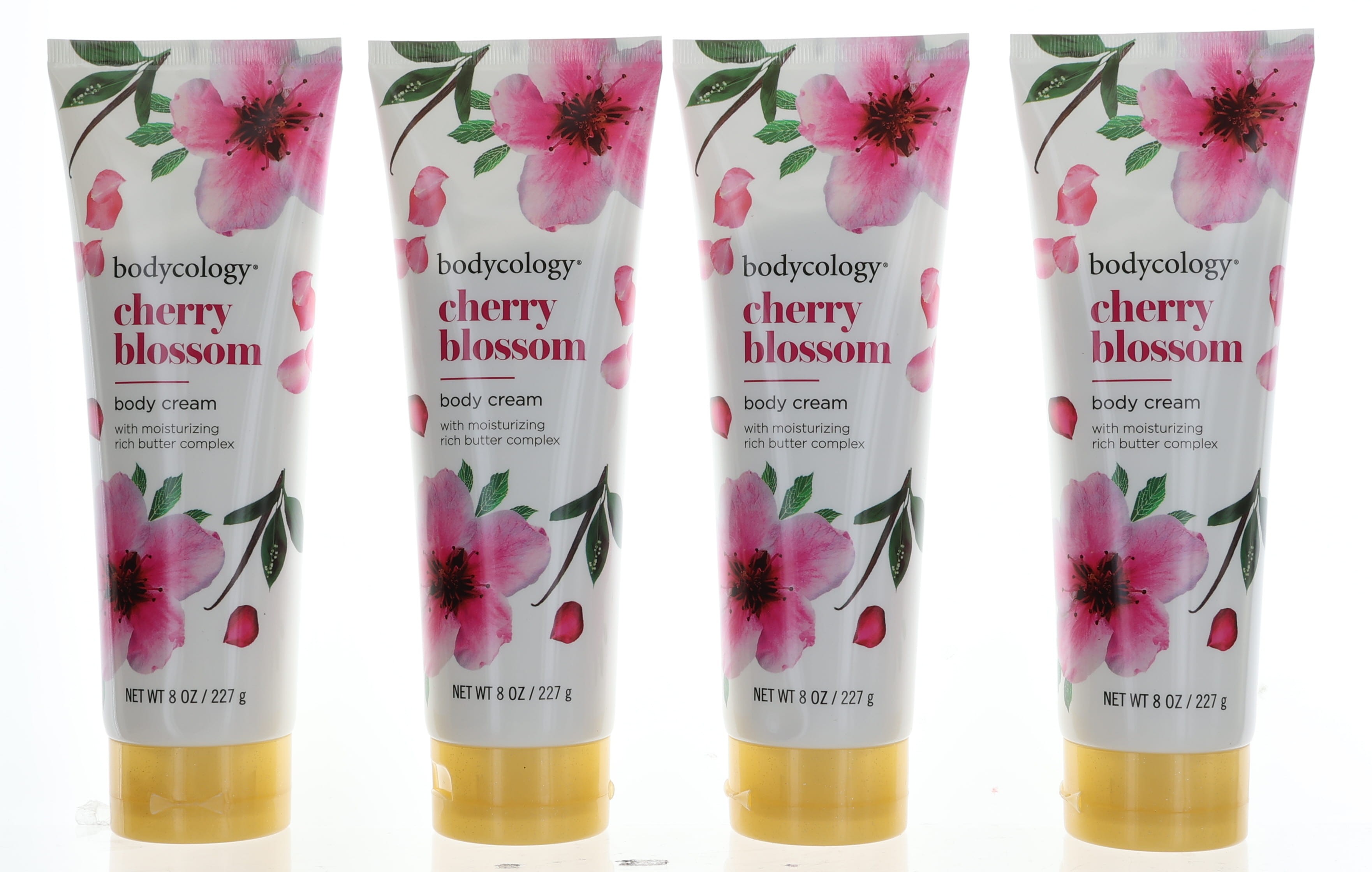 Crema Corporal Hidratante Bodycology Cherry Blossom 240 Ml X 4 - Venta Internacional.