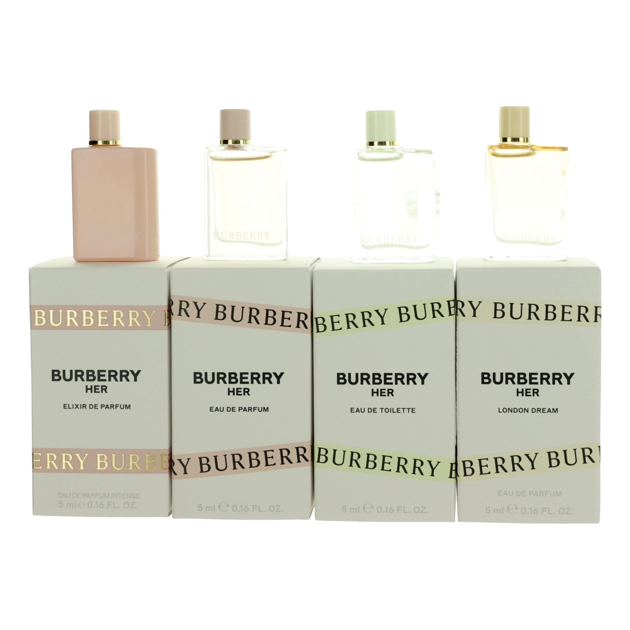 Foto 2 pulgar | Miniset De Regalo Perfume Burberry Her De 4 Piezas Para Mujer - Venta Internacional.