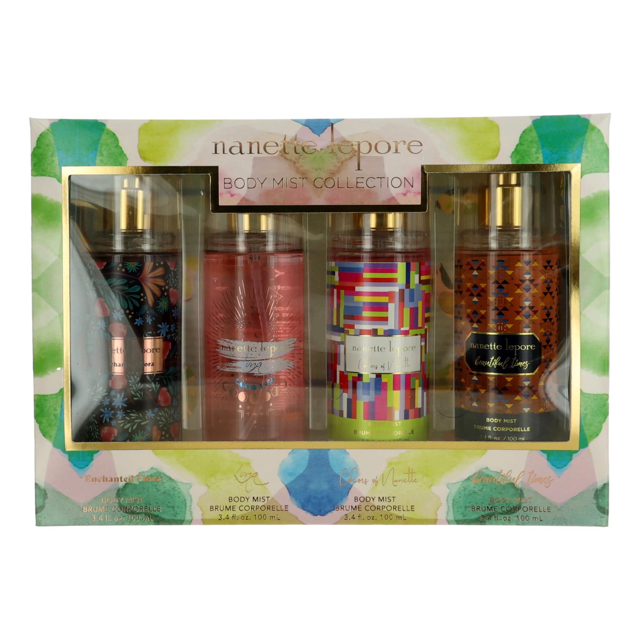 Foto 2 pulgar | Set De Bruma Corporal Perfume Nanette Lepore De 4 Piezas Para Mujer, 100 Ml - Venta Internacional.