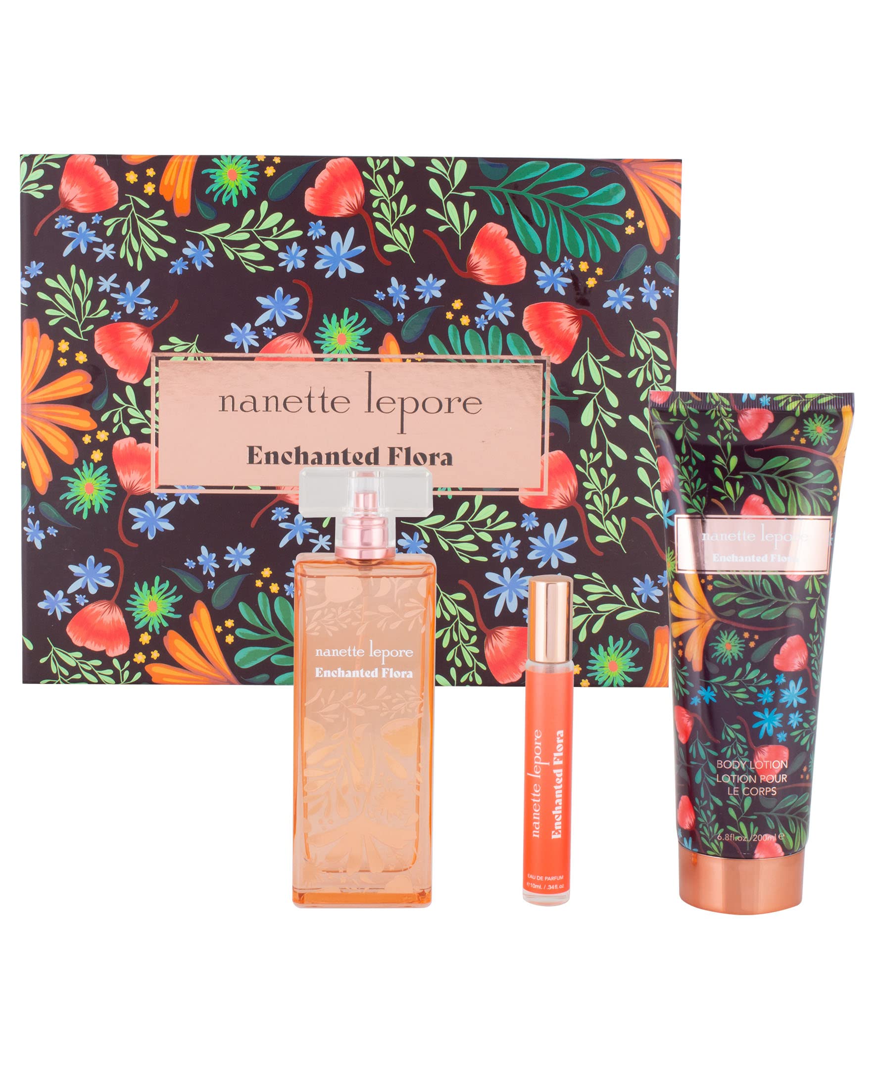 Foto 2 pulgar | Set de Perfume Nanette Lepore Enchanted Flora 3 Piezas - Venta Internacional