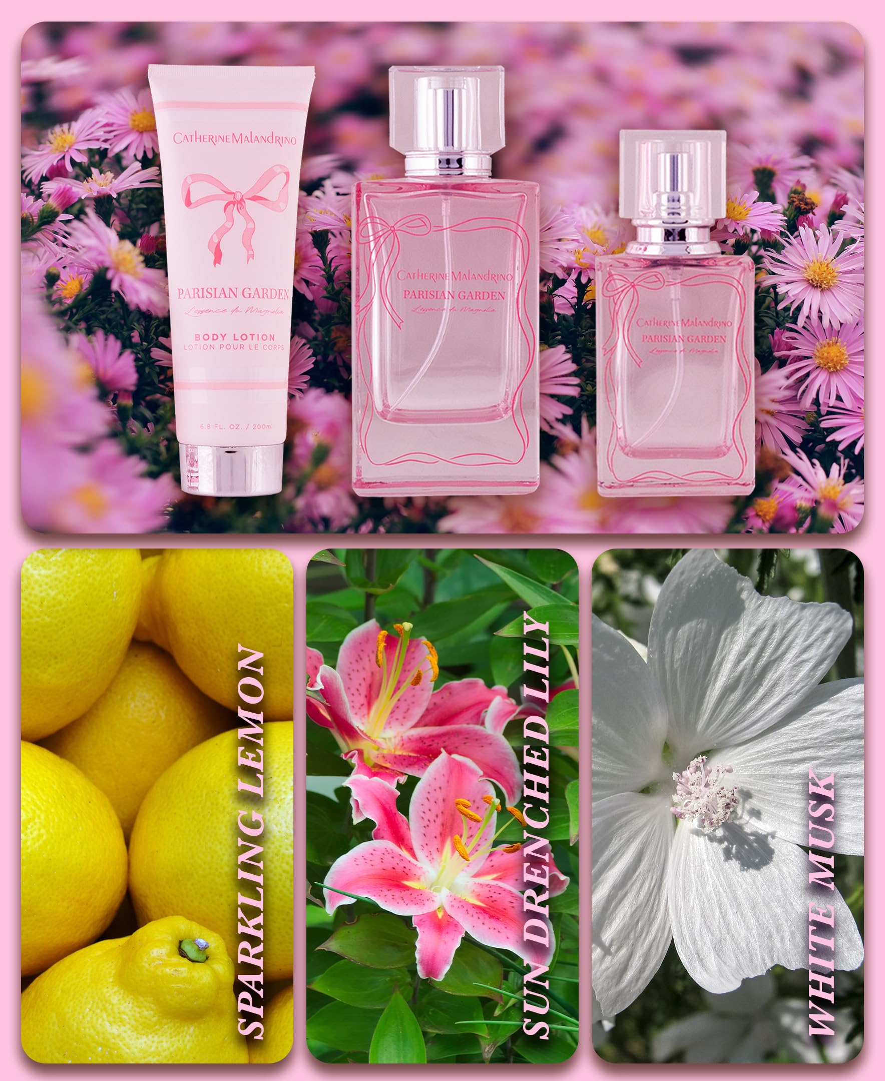 Foto 6 | Set de Perfume Catherine Malandrino Parisian Garden 3 Piezas - Venta Internacional
