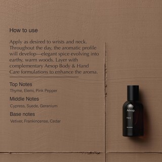 Foto 2 | Perfume Aesop Hwyl Eau De Parfum, 50 Ml, Madera Ahumada, Unisex - Venta Internacional.