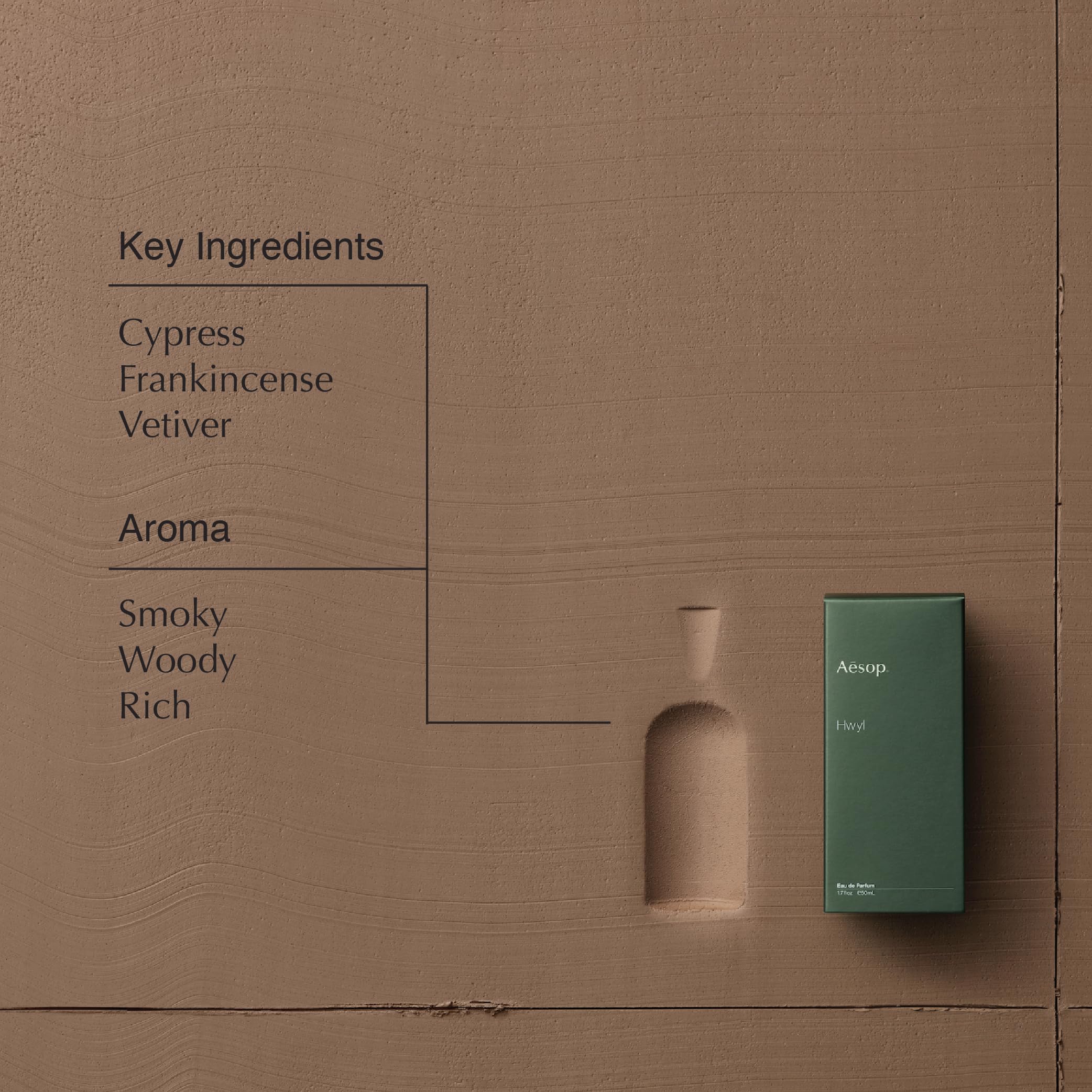 Foto 4 pulgar | Perfume Aesop Hwyl Eau De Parfum, 50 Ml, Madera Ahumada, Unisex - Venta Internacional.