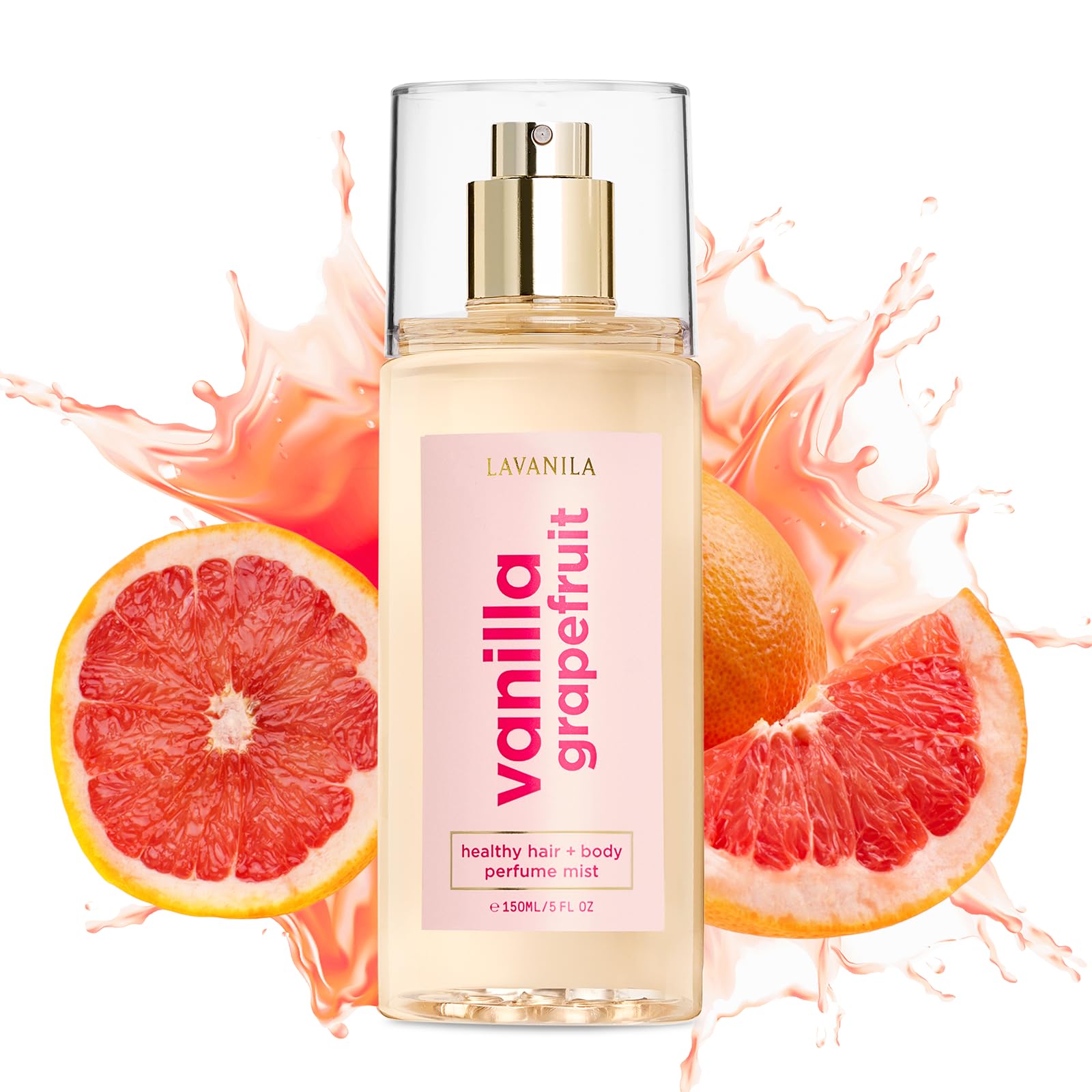 Perfume Mist Lavanila, Vainilla Y Pomelo, 150 Ml, Para Cabello Y Cuerpo Sanos - Venta Internacional.