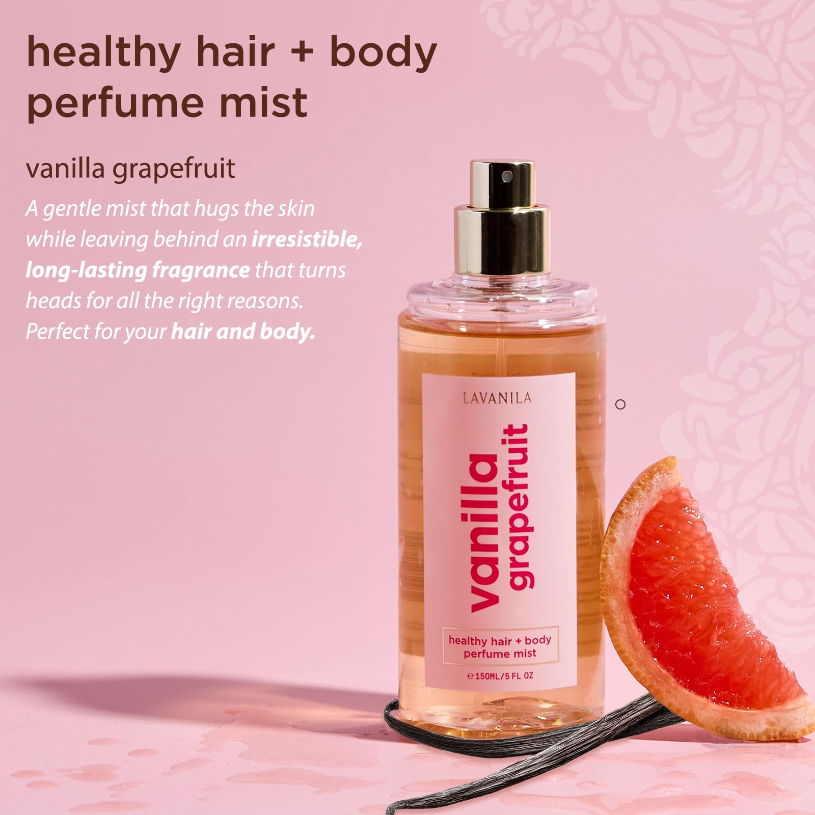 Foto 3 pulgar | Perfume Mist Lavanila, Vainilla Y Pomelo, 150 Ml, Para Cabello Y Cuerpo Sanos - Venta Internacional.
