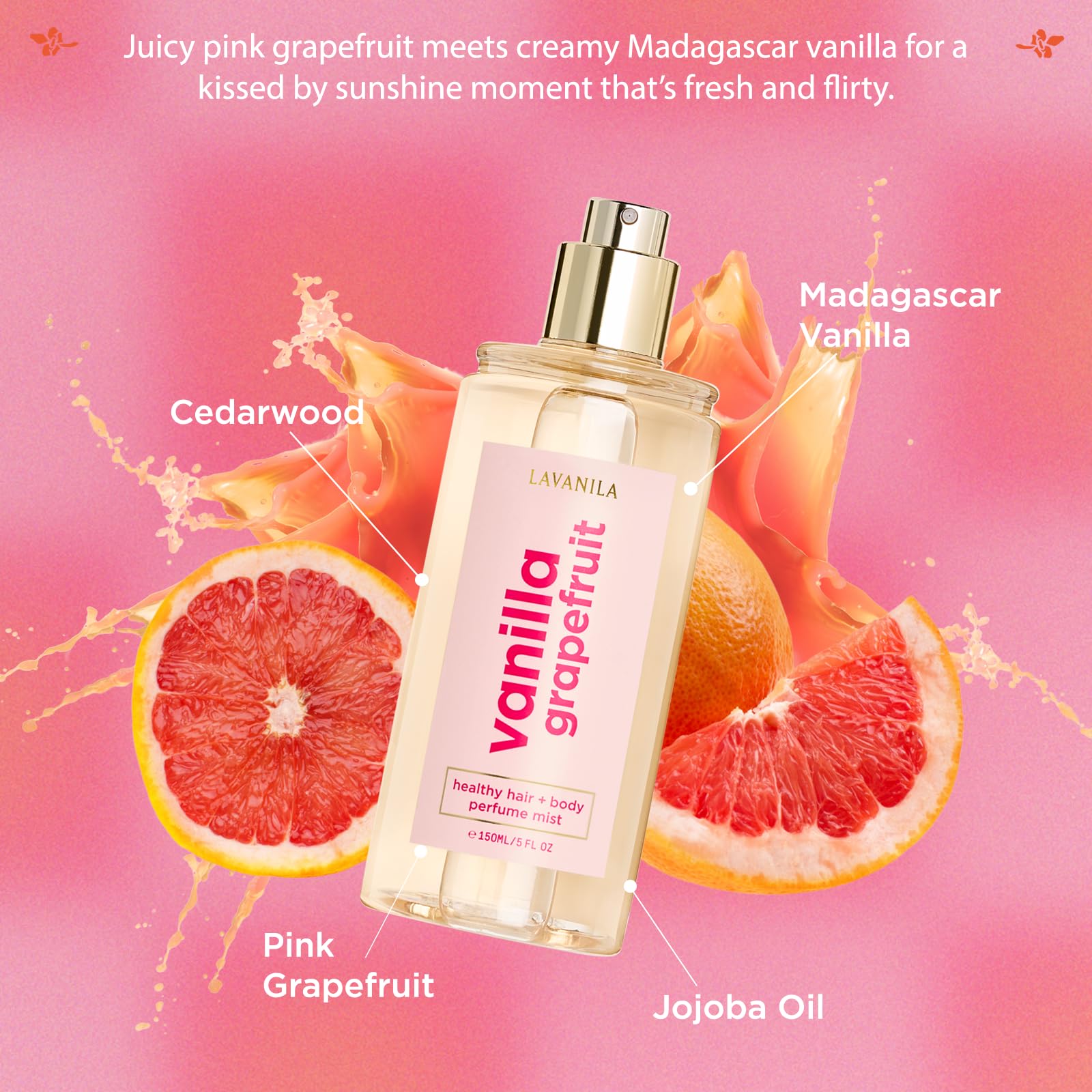 Foto 4 pulgar | Perfume Mist Lavanila, Vainilla Y Pomelo, 150 Ml, Para Cabello Y Cuerpo Sanos - Venta Internacional.