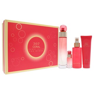 Foto 3 | Set De Perfume Perry Ellis 360 Coral Edp De 100 Ml Y Bruma Corporal De 120 Ml - Venta Internacional.