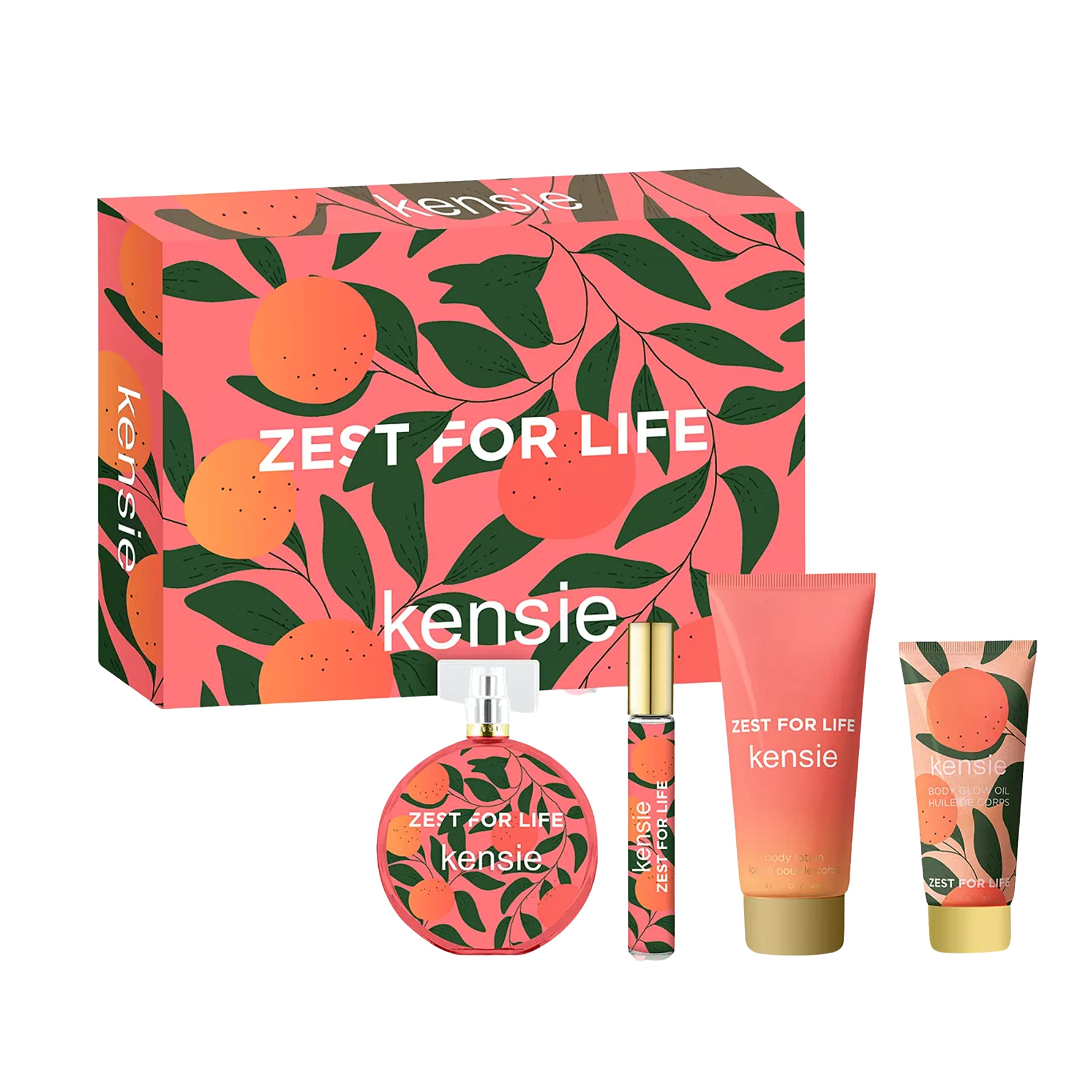 Perfume Kensie Zest For Life Edp 100 Ml Con Loción Corporal Y Aceite - Venta Internacional.