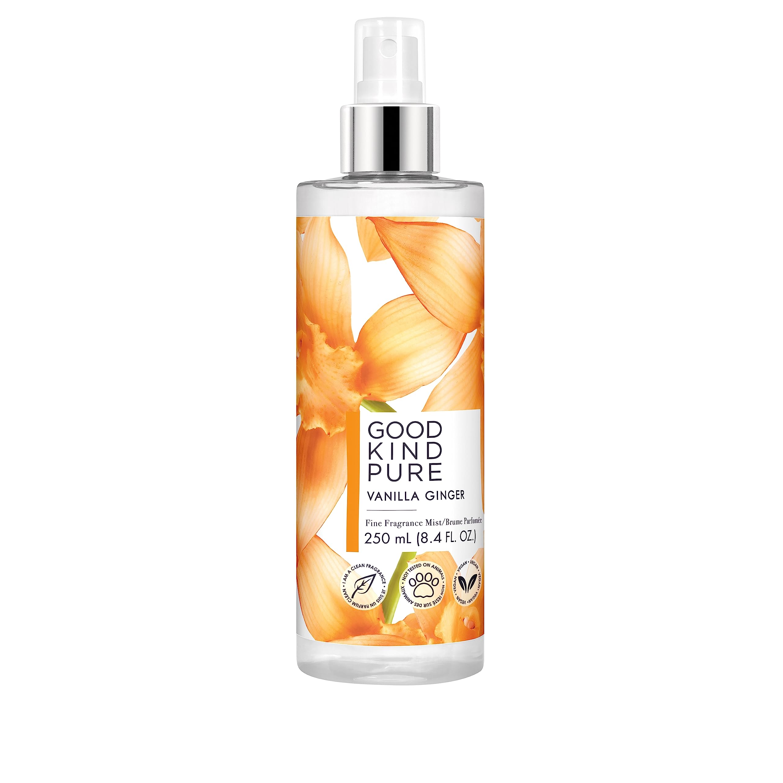 Body Mist Spray Good Kind, Vainilla Pura Y Jengibre, 250 Ml - Venta Internacional.
