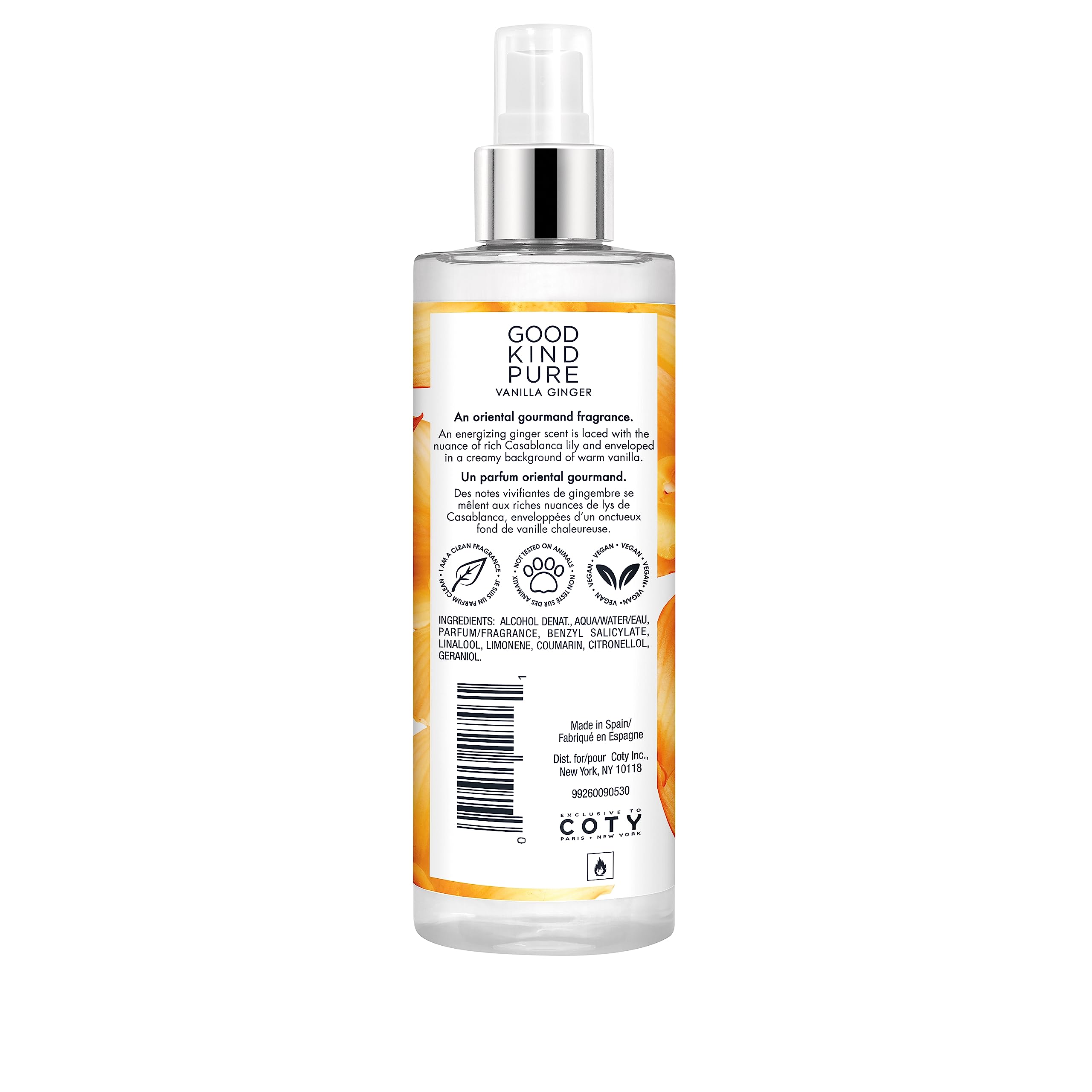 Foto 4 pulgar | Body Mist Spray Good Kind, Vainilla Pura Y Jengibre, 250 Ml - Venta Internacional.