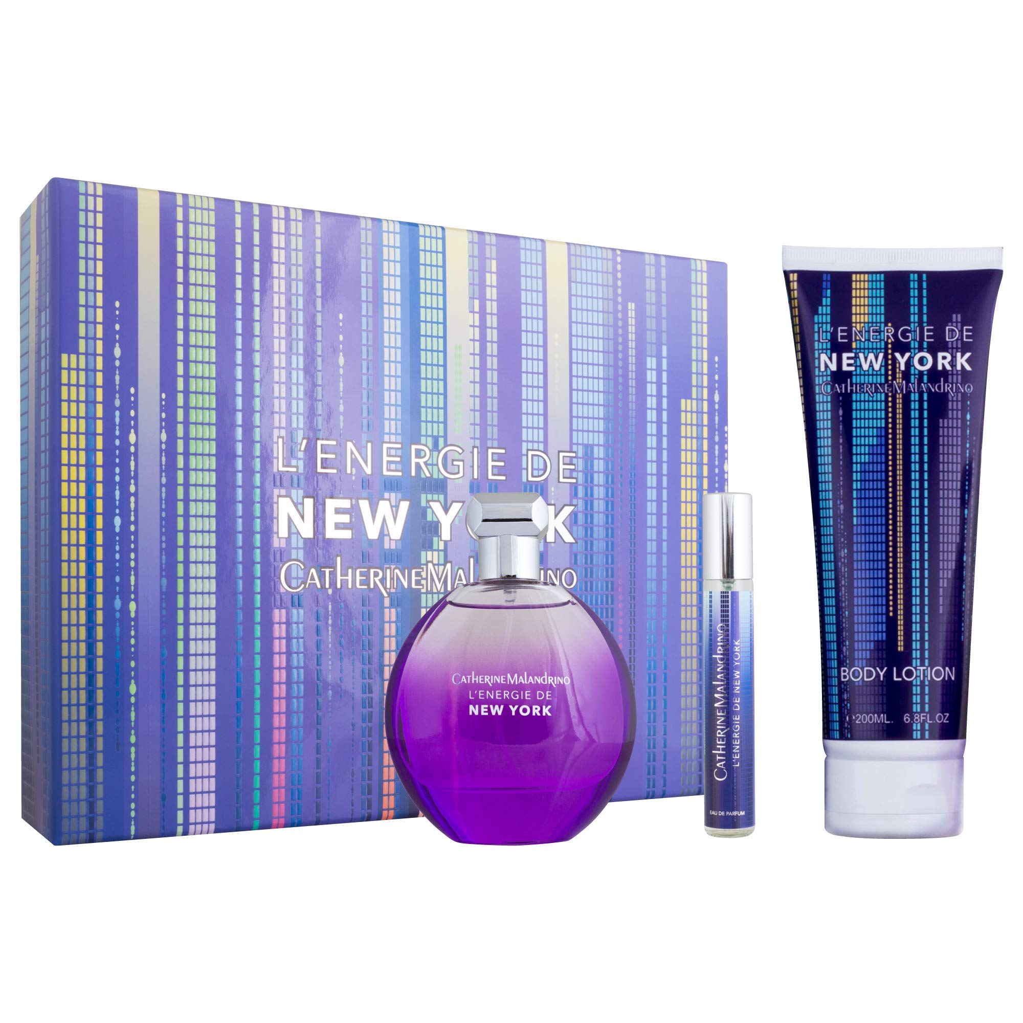 Set De Regalo De Perfume Catherine Malandrino L'energie De New York - Venta Internacional.