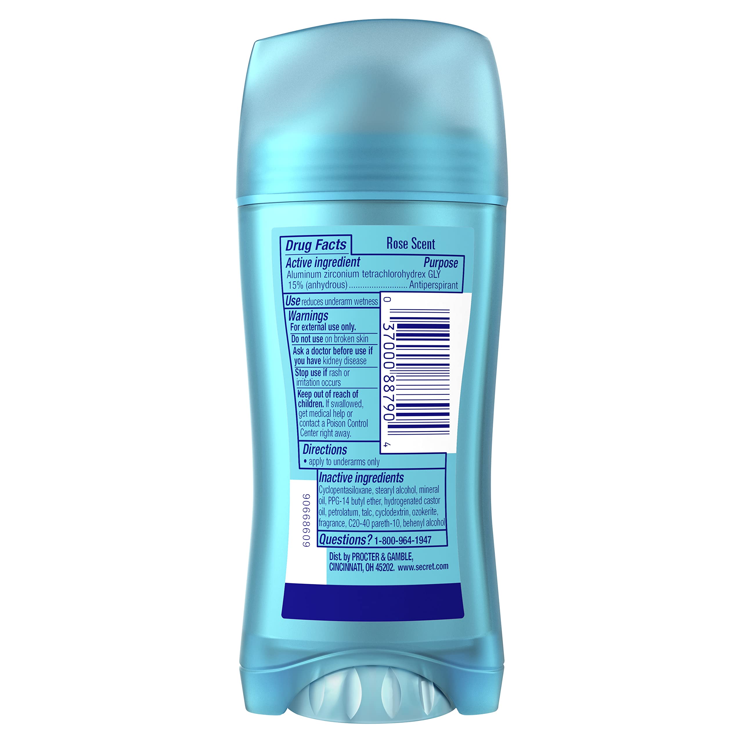 Foto 4 pulgar | Desodorante Antitranspirante Secret Invisible Solid Rose 75 Ml X 3 - Venta Internacional.