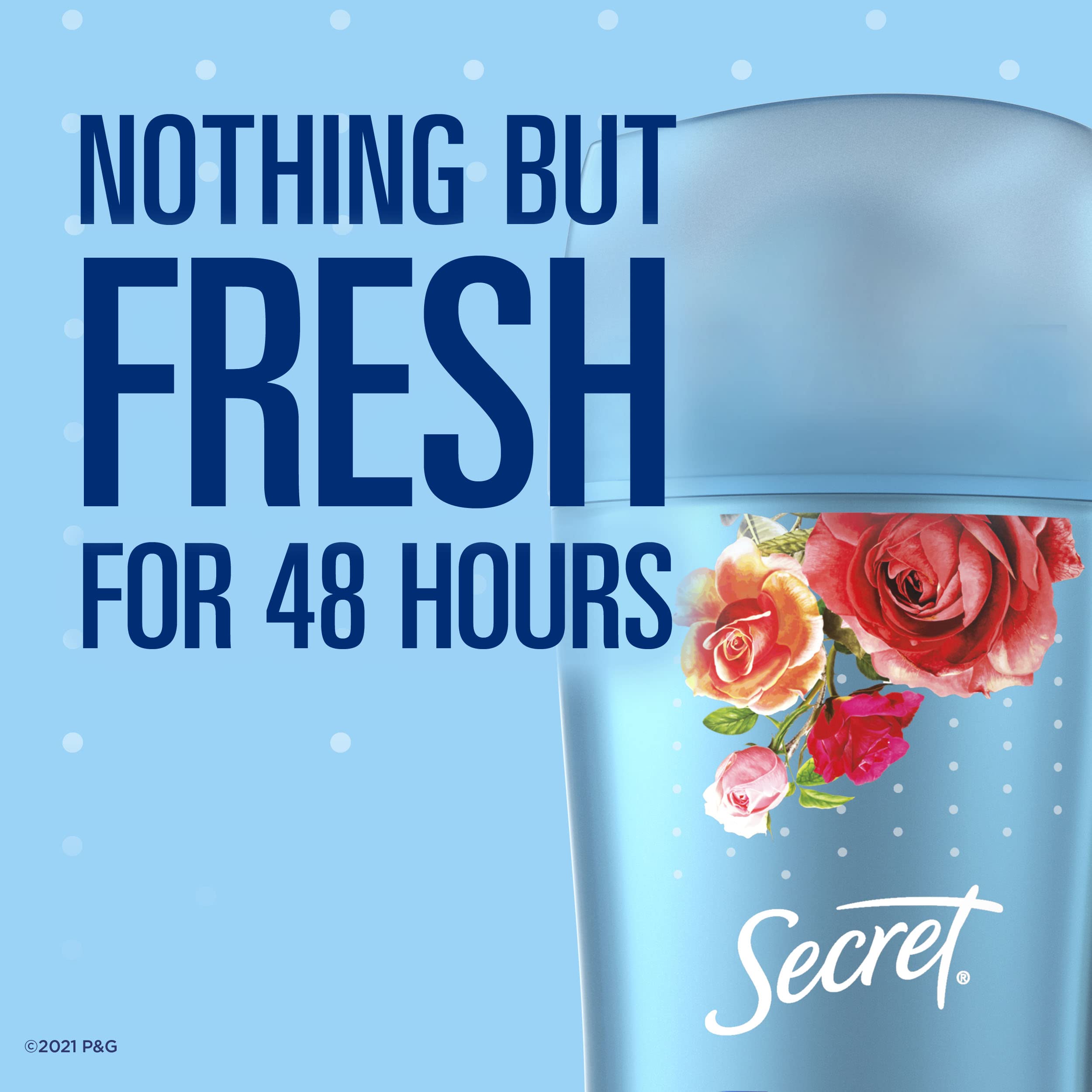 Foto 7 pulgar | Desodorante Antitranspirante Secret Invisible Solid Rose 75 Ml X 3 - Venta Internacional.