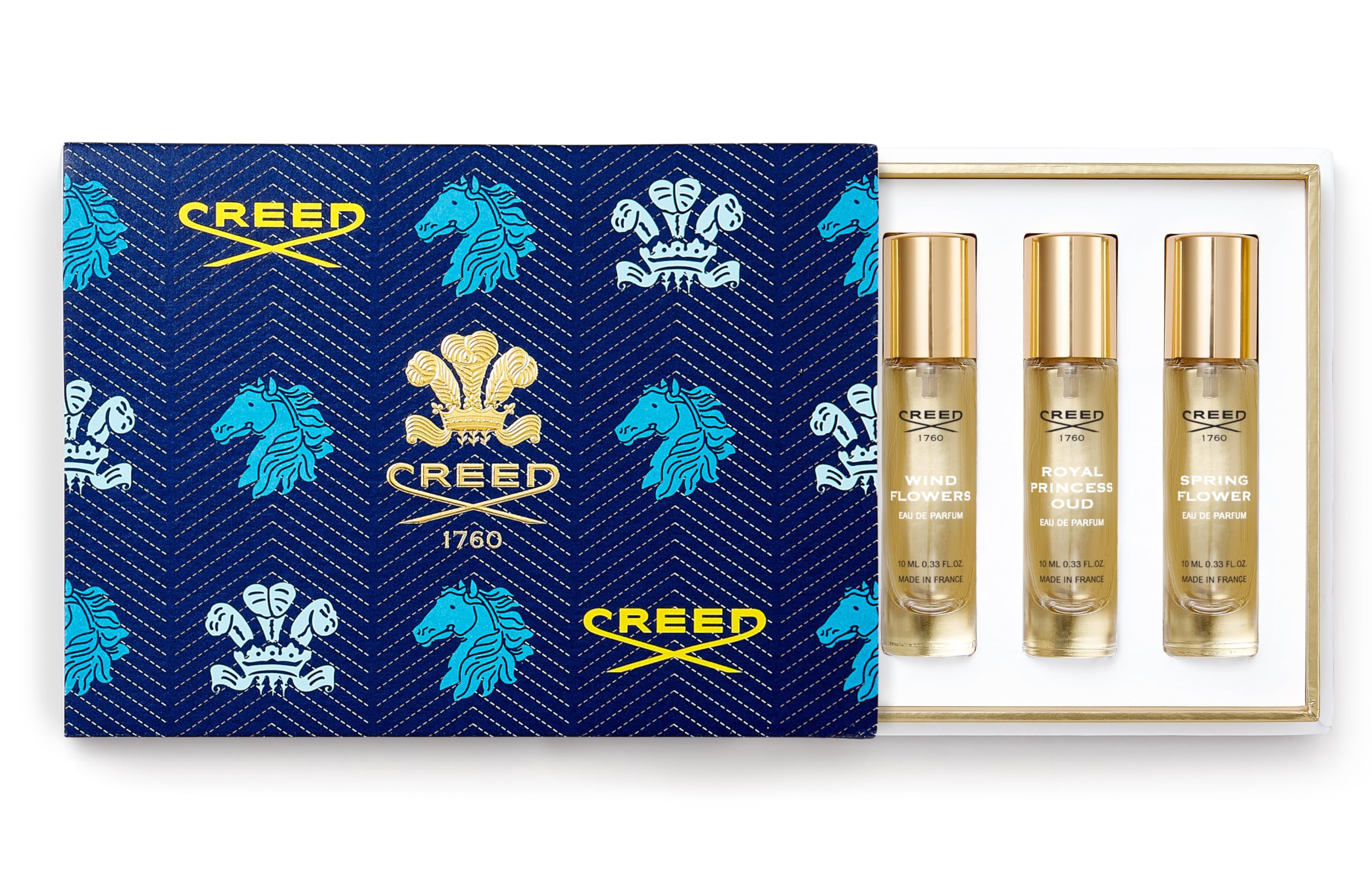 Foto 3 pulgar | Set De Perfume Creed Para Mujer, 5 Aromas Exclusivos, 10 Ml, Regalo Navideño - Venta Internacional.