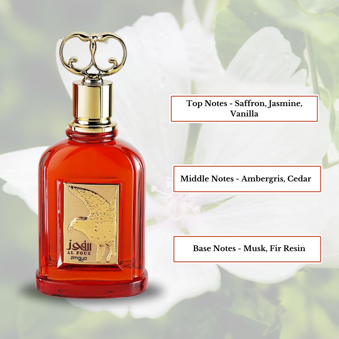 Foto 4 pulgar | Perfume Zimaya Al Fouz Edp En Aerosol De 100 Ml Para Hombre Y Mujer - Venta Internacional.