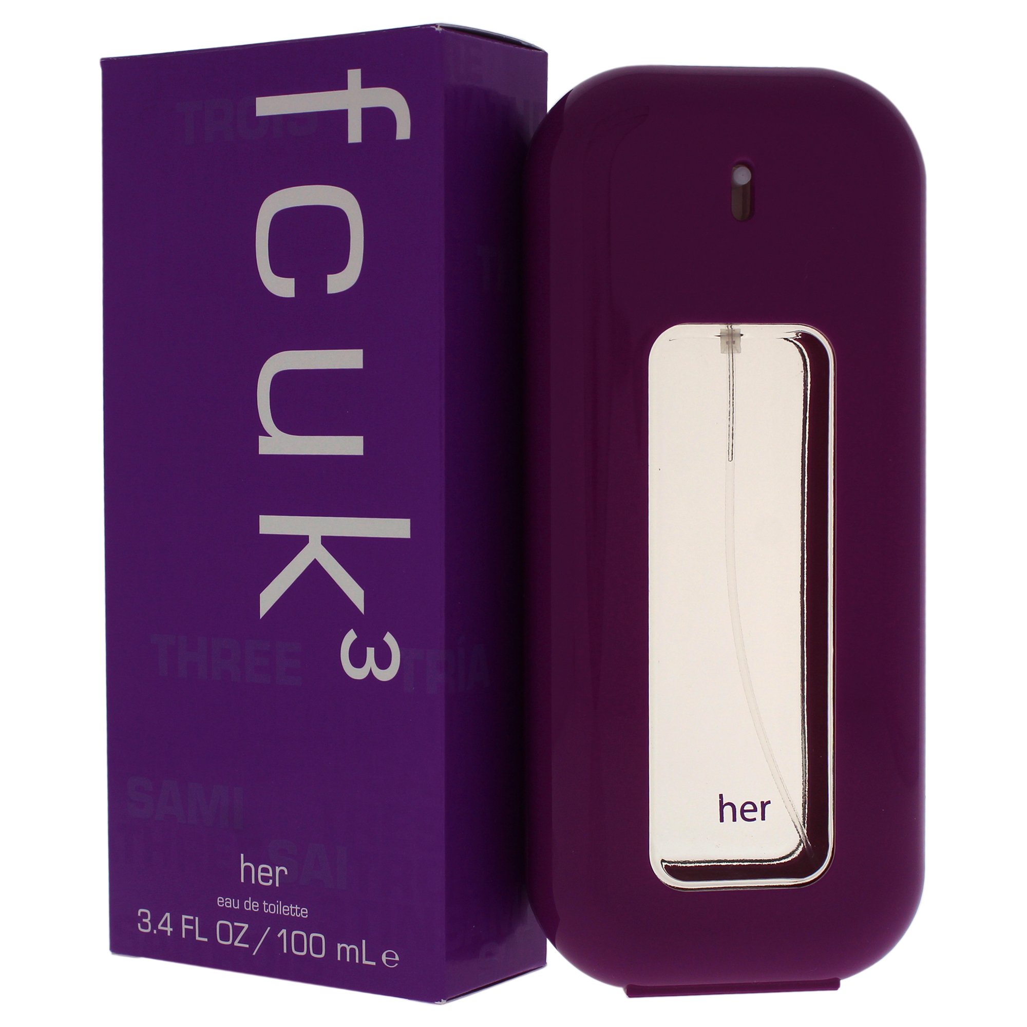 Foto 4 pulgar | Perfume Fcuk Fcuk 3 Eau De Toilette 100 Ml Para Mujer - Venta Internacional.