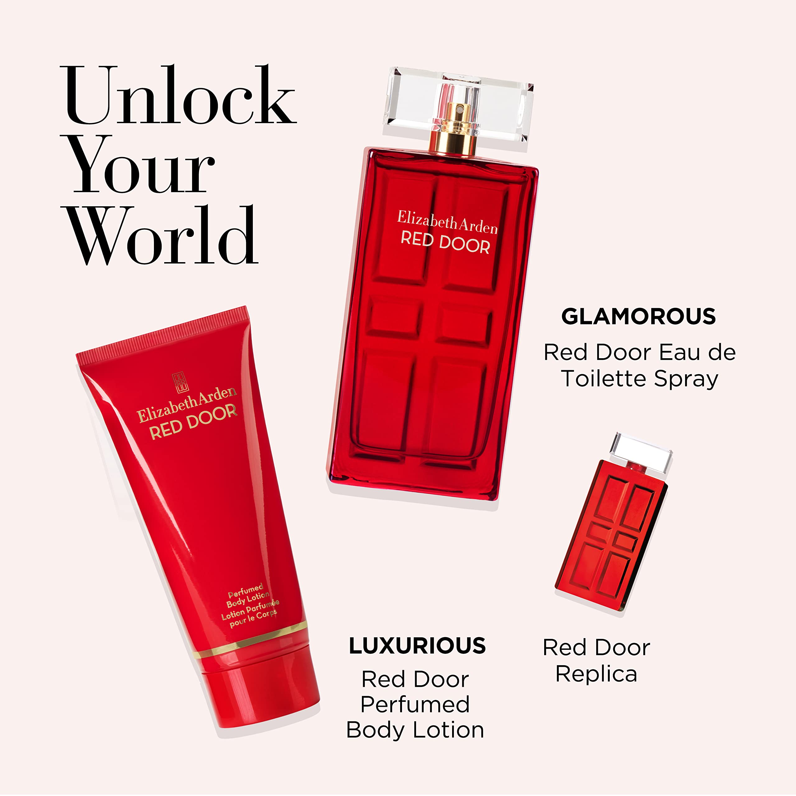 Foto 5 pulgar | Eau De Toilette Perfume Elizabeth Arden Red Door, 50 Ml, Juego De 3 Piezas - Venta Internacional.