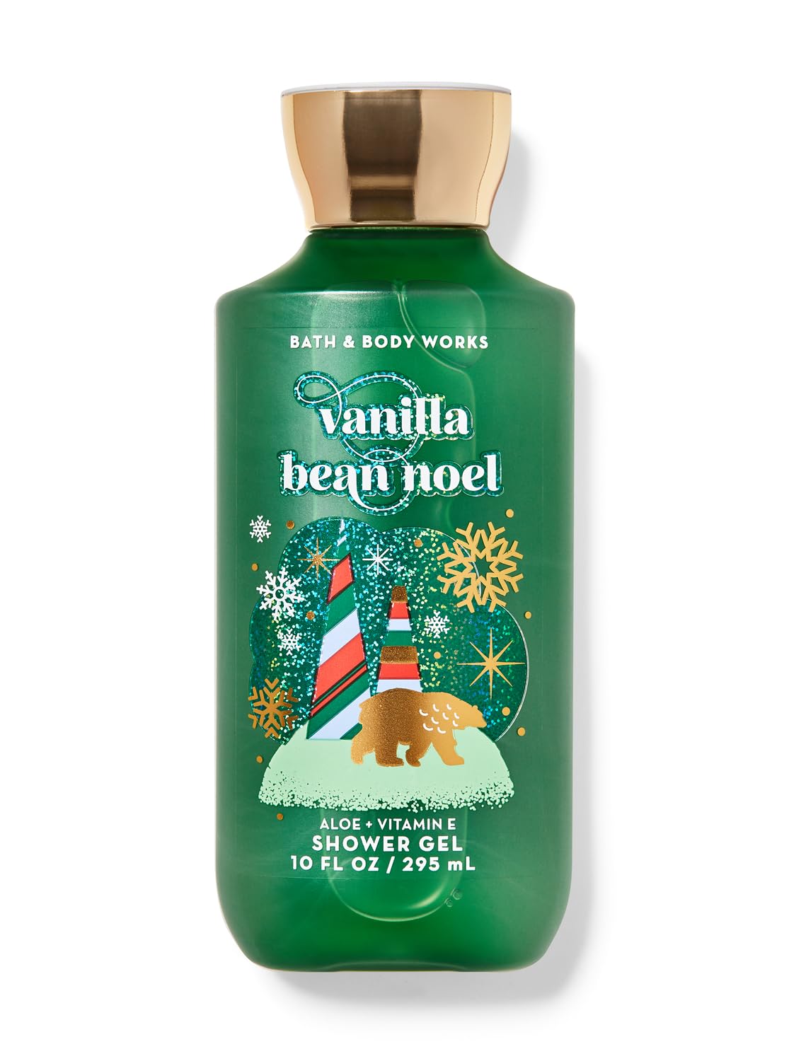 Foto 2 pulgar | Gel De Ducha Bath & Body Works Vanilla Bean Noel 300 Ml - Venta Internacional.
