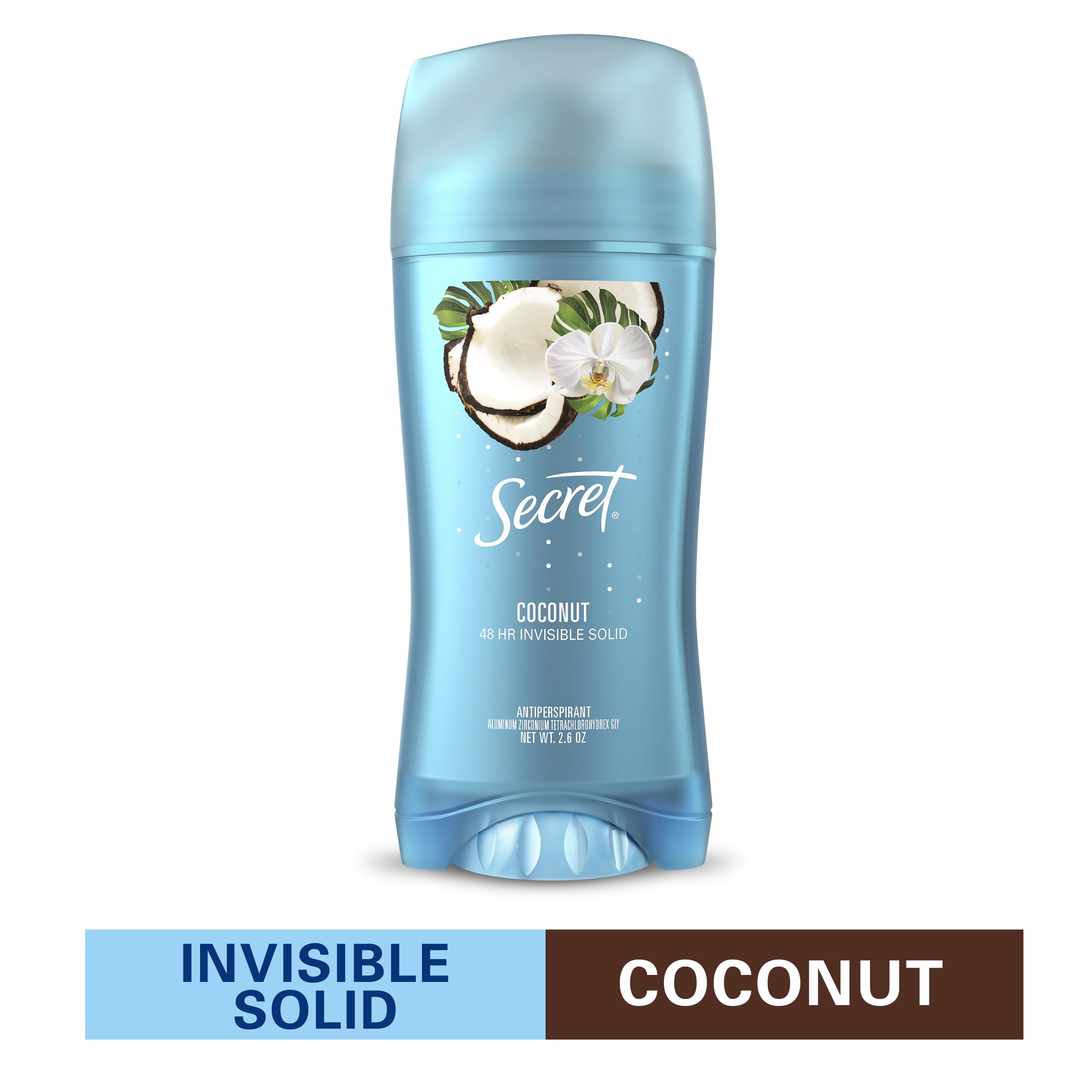 Foto 5 pulgar | Desodorante Antitranspirante Secret Invisible Solid Coconut 78 Ml - Venta Internacional.