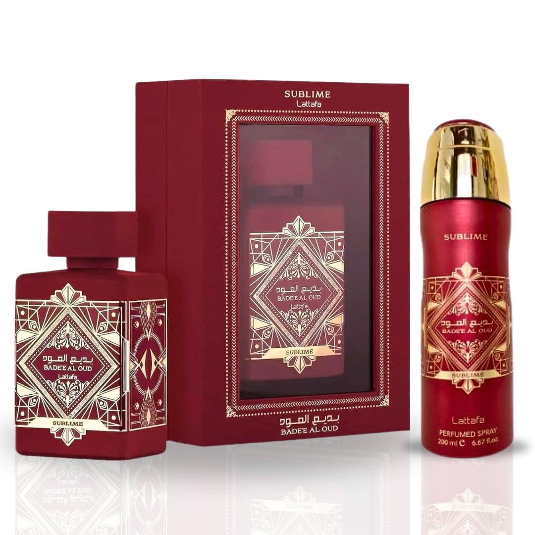 Foto 2 pulgar | Perfume Lattafa Bade'e Al Oud Sublime Edp 100 Ml Y Desodorante 200 Ml - Venta Internacional.