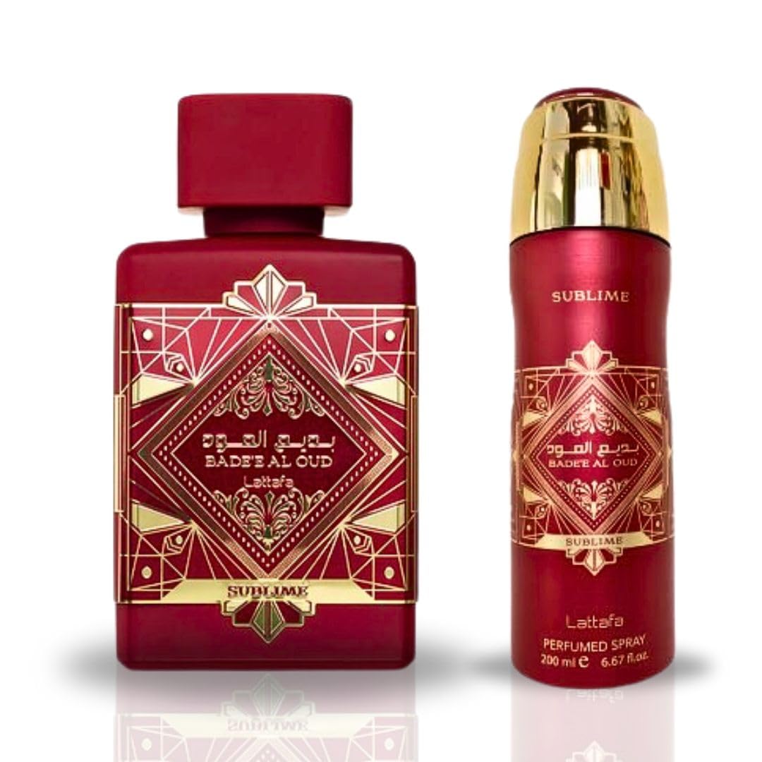 Foto 5 pulgar | Perfume Lattafa Bade'e Al Oud Sublime Edp 100 Ml Y Desodorante 200 Ml - Venta Internacional.