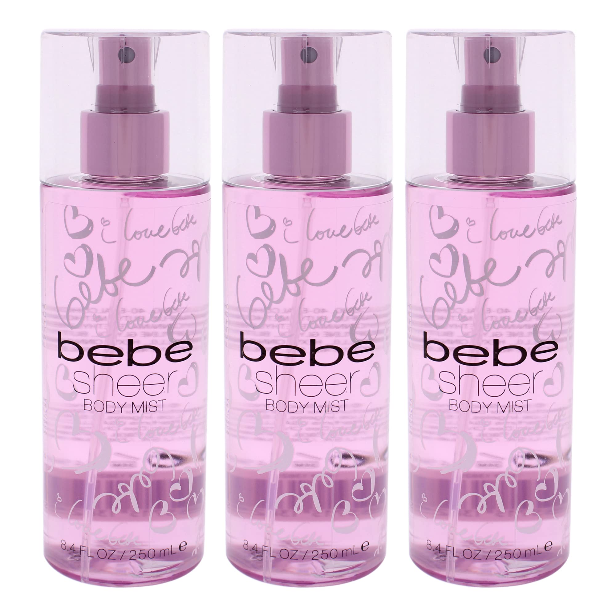Foto 2 pulgar | Body Mist Bebe Sheer Para Mujer, 250 Ml, Paquete De 3 - Venta Internacional.