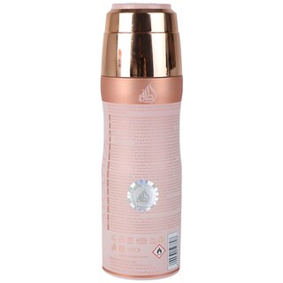 Foto 3 | Desodorante Perfumado En Aerosol Lattafa Asdaaf Ameerat Al Arab Prive Rose, 200 Ml - Venta Internacional.
