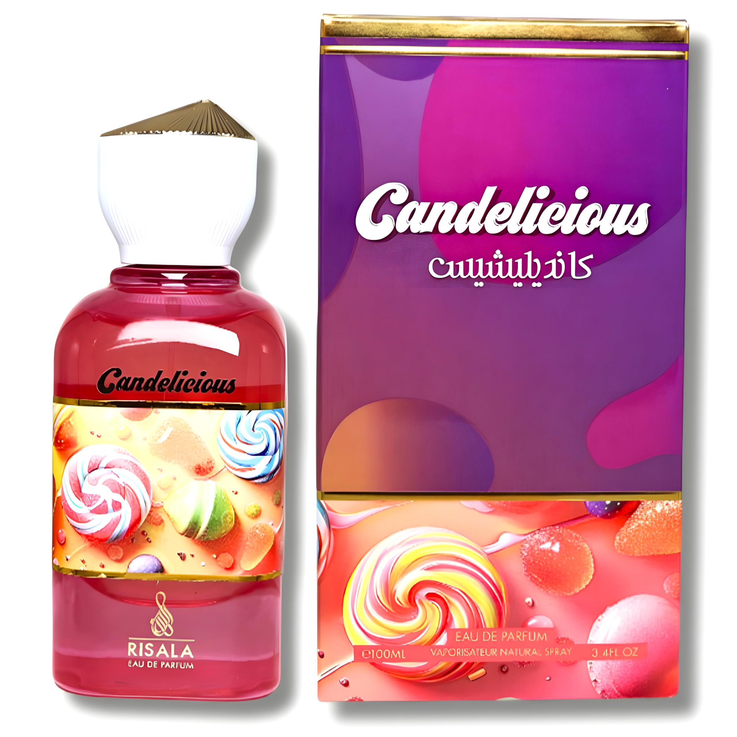 Foto 3 pulgar | Perfume Risala Candelicious Eau De Parfum Para Unisex, 100 Ml - Venta Internacional.