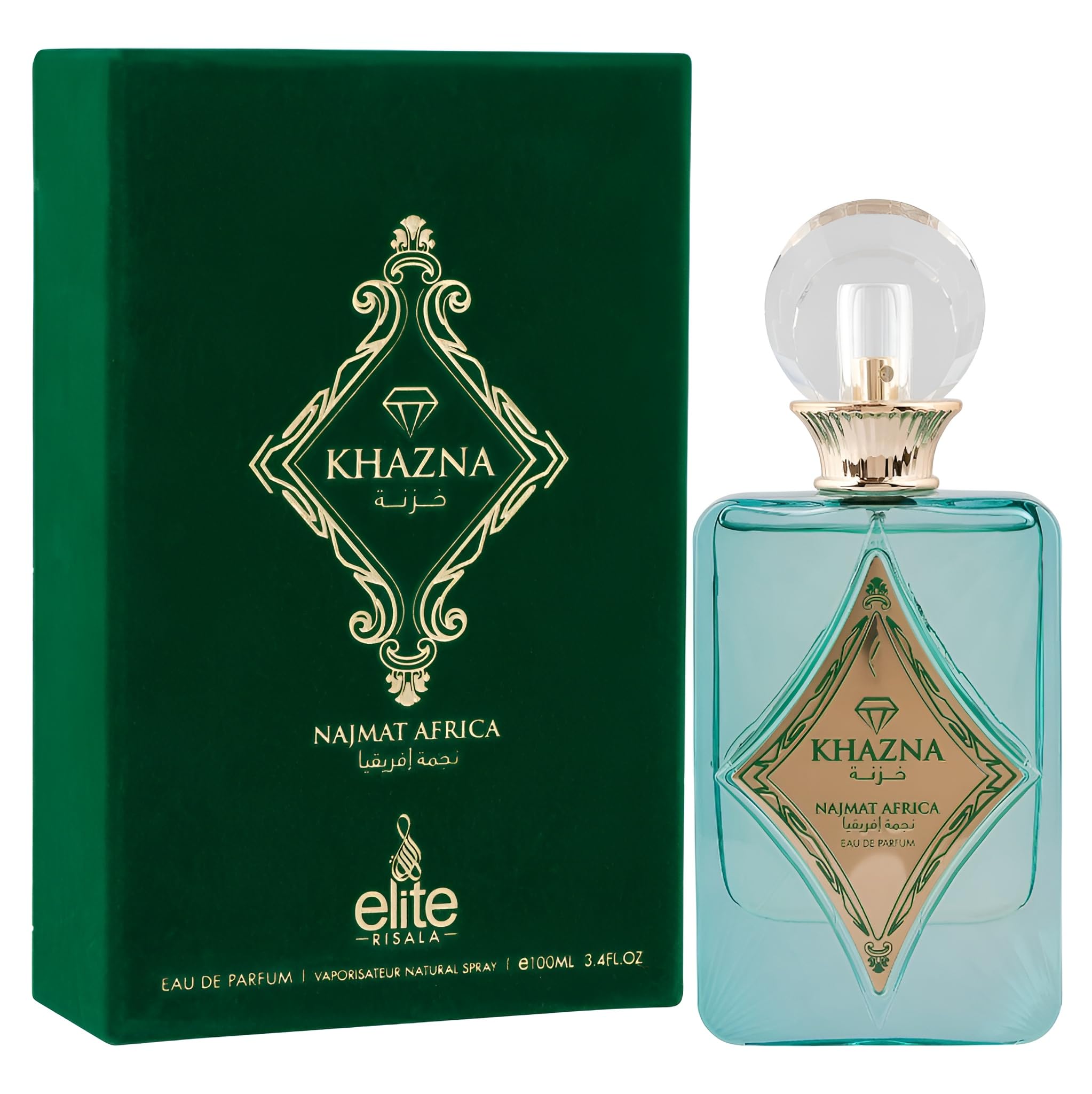 Foto 3 pulgar | Perfume Risala Elite Khazna Najmat Africa, 100 Ml - Venta Internacional.