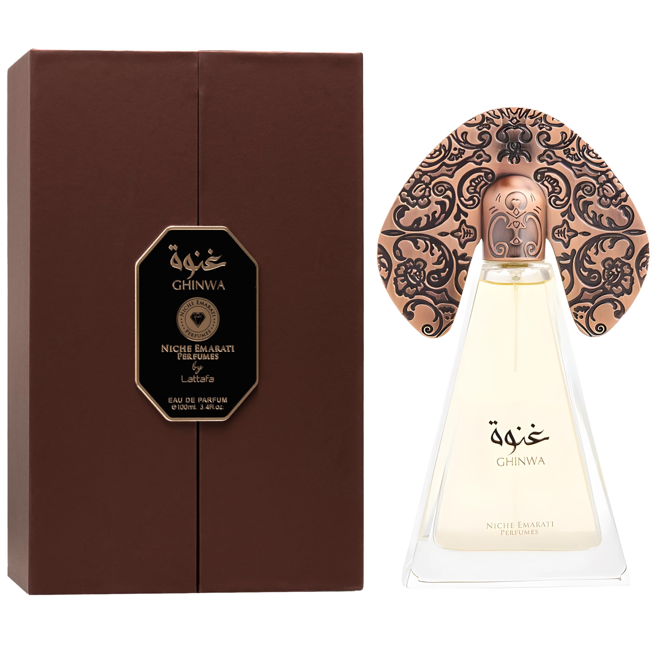 Foto 3 pulgar | Perfume Lattafa Niche Emarati Ghinwa, Eau De Parfum, 100 Ml - Venta Internacional.