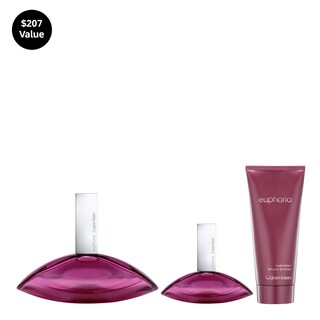 Foto 2 | Set De Regalo Perfume Calvin Klein Euphoria Para Mujer De 3 Piezas - Venta Internacional.