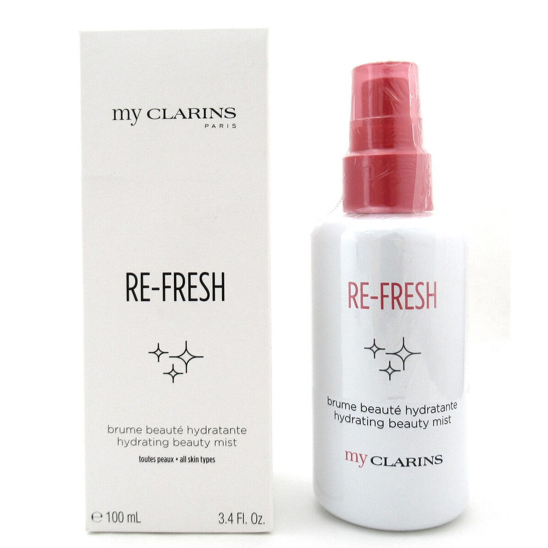 Foto 2 pulgar | (¡paquete De 2!) Beauty Mist Clarins Refresh Hydrating, 100 Ml - Venta Internacional.