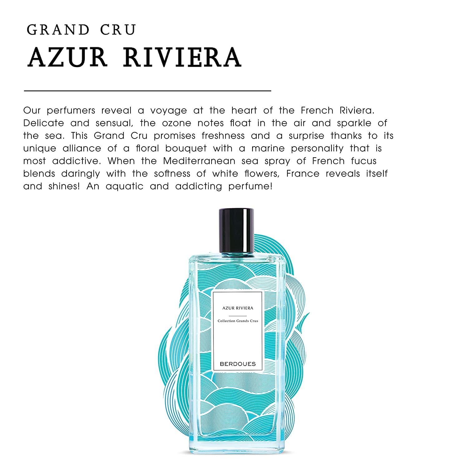 Foto 5 pulgar | Perfume Berdoues Grands Crus Azur Riviera, Eau De Parfum, 100 Ml - Venta Internacional.