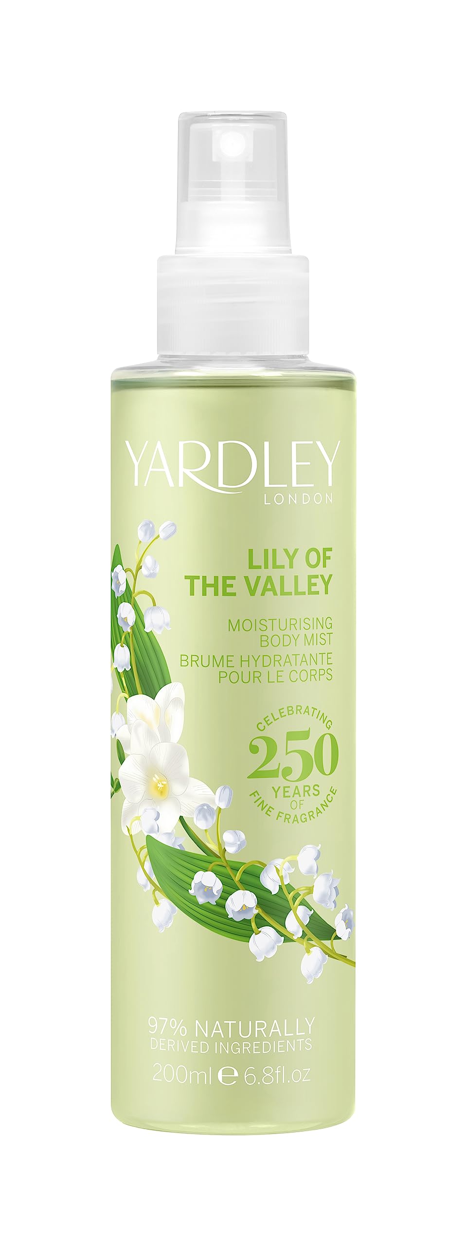 Foto 2 pulgar | Bruma Corporal Con Fragancia Hidratante Yardley Lily Of The Valley - Venta Internacional.