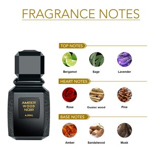 Foto 3 | Perfume Ajmal Amber Wood Noir Edp 100 Ml Para Hombre Y Mujer - Venta Internacional.