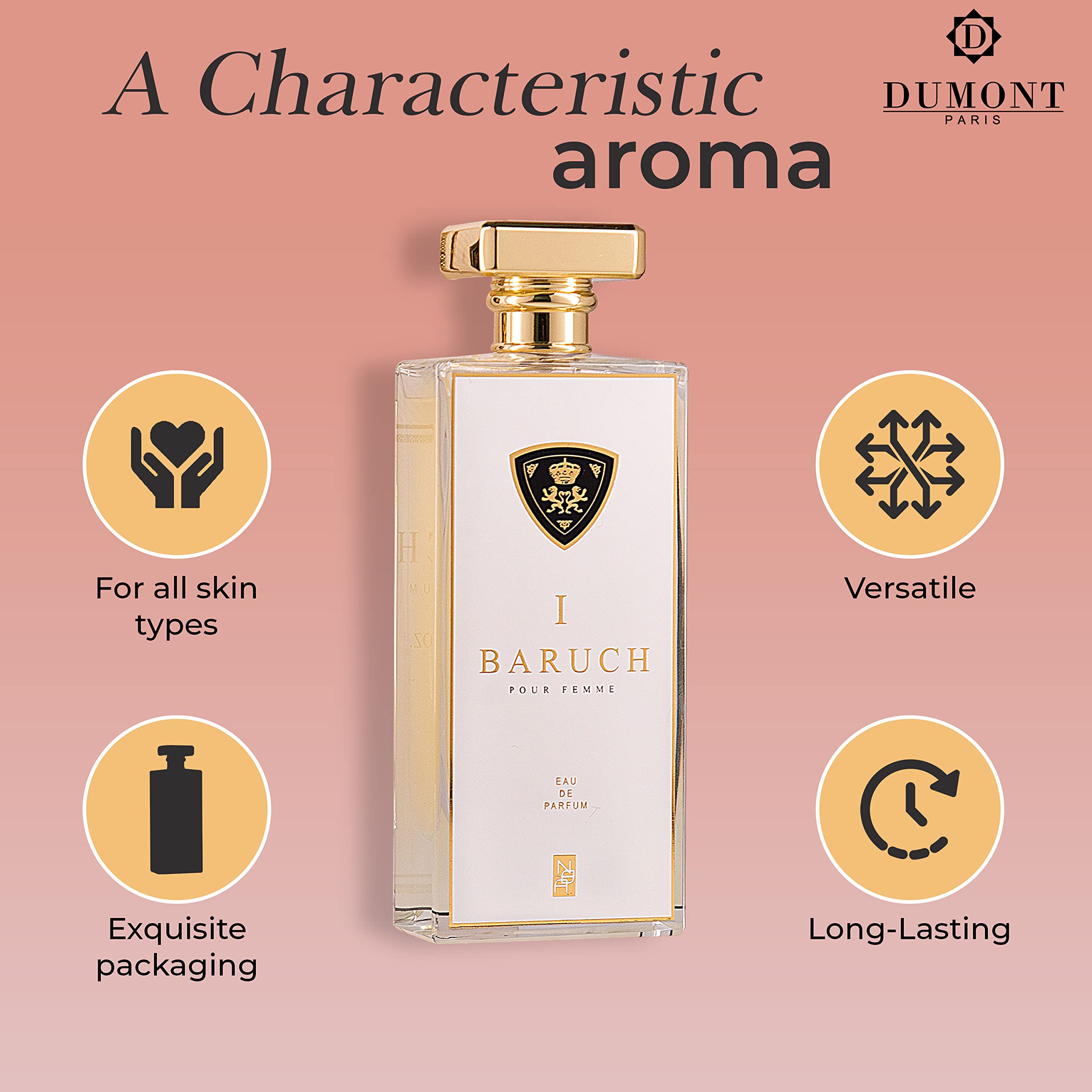 Foto 3 | Perfume Dumont Baruchi I 3.4 Eau De Parfum Para Mujer, 100 Ml - Venta Internacional.