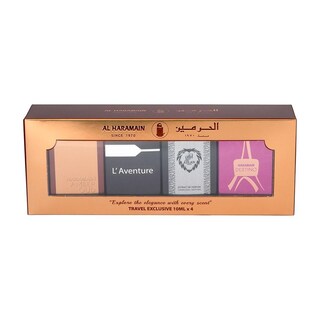 Foto 2 | Set De Regalo De Fragancia Al Haramain Para Hombre Y Mujer, 4 X 10 Ml - Venta Internacional.
