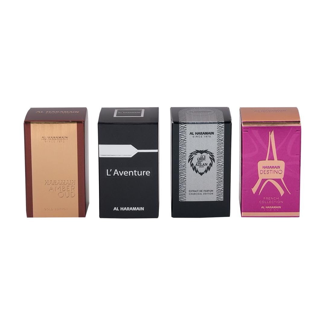 Foto 4 pulgar | Set De Regalo De Fragancia Al Haramain Para Hombre Y Mujer, 4 X 10 Ml - Venta Internacional.