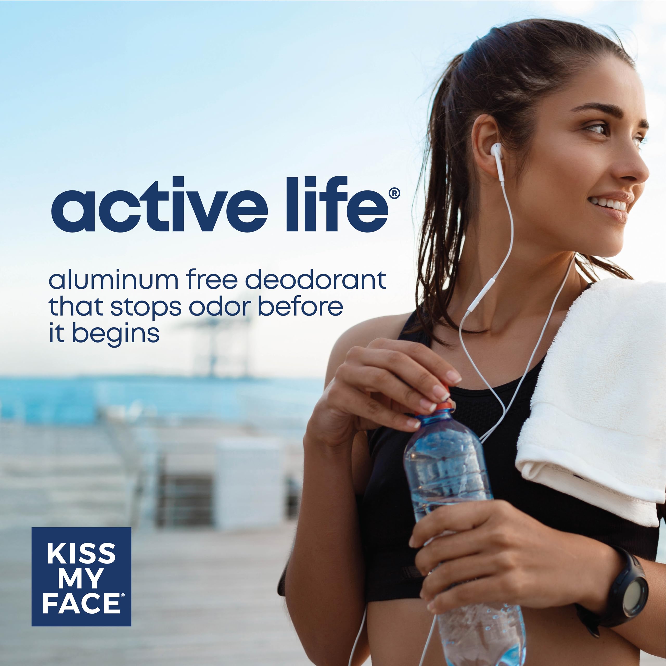 Foto 4 pulgar | Desodorante Kiss My Face Active Life 72 Horas Para Controlar El Olor, 70 Ml - Venta Internacional.