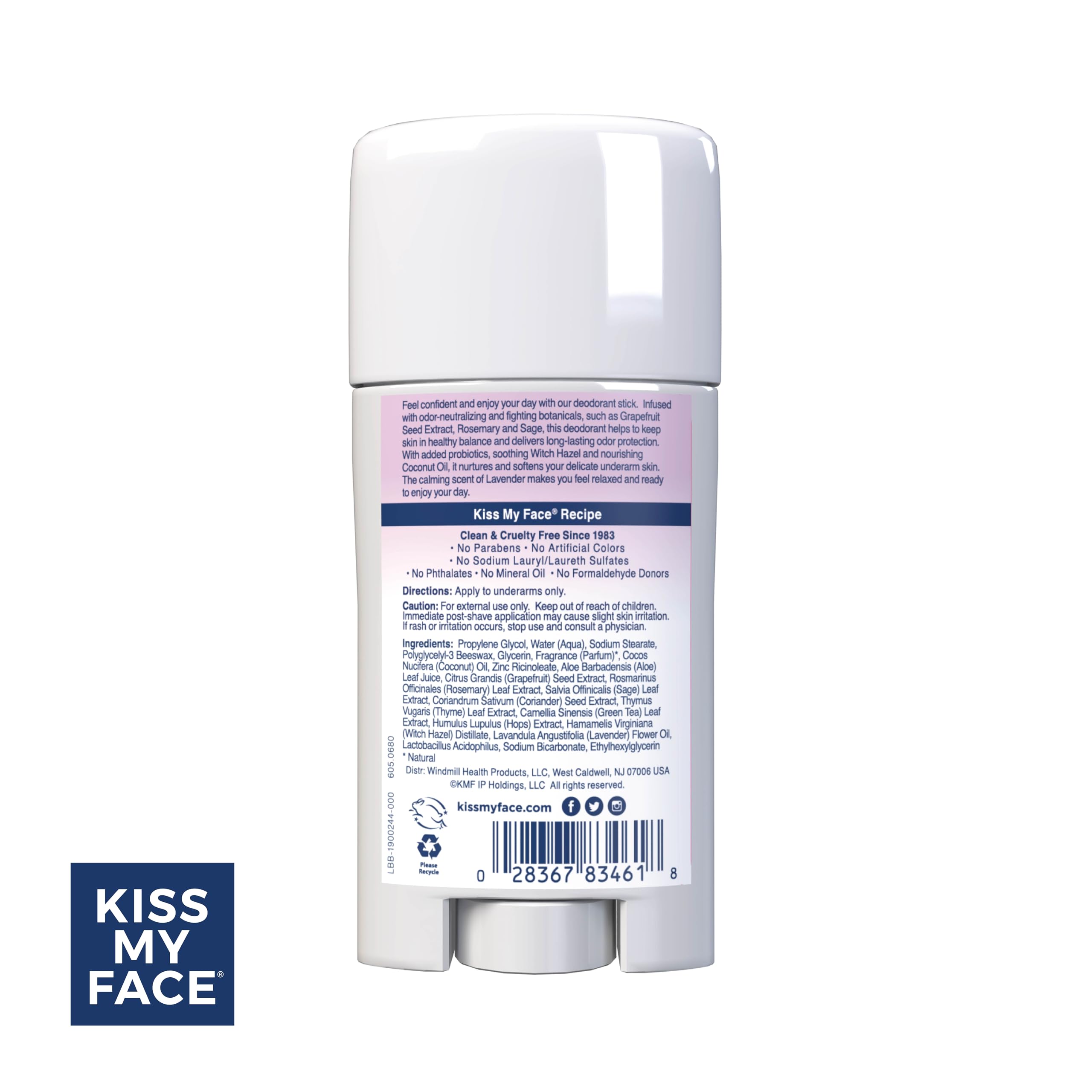 Foto 7 pulgar | Desodorante En Barra Kiss My Face Active Life Lavanda 73 Ml - Venta Internacional.