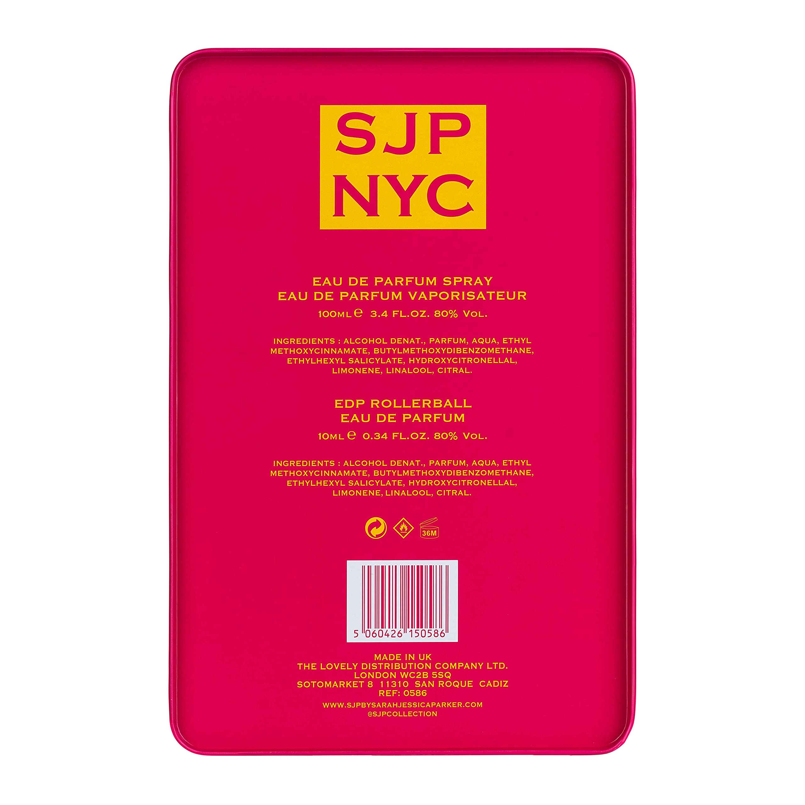 Foto 4 pulgar | Set De Perfume Sjp Nyc Para Mujer Eau De Parfum En Aerosol Y Rollerball - Venta Internacional.